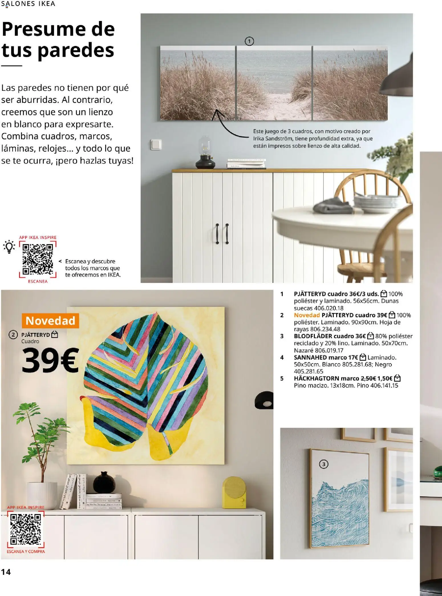 IKEA - Accesorios y decoración │ válido desde el 01/09/2026 | Página: 14 | Productos: Tuyas, Té, Marco