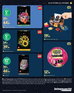 Intermarché - Prévisualisation de Intermarché - Découvrez les jouets de Noël valide à partir de 20/10/2026 | Page: 23 | Produits: Légo, Bouquet de fleurs, Briques, Jeux