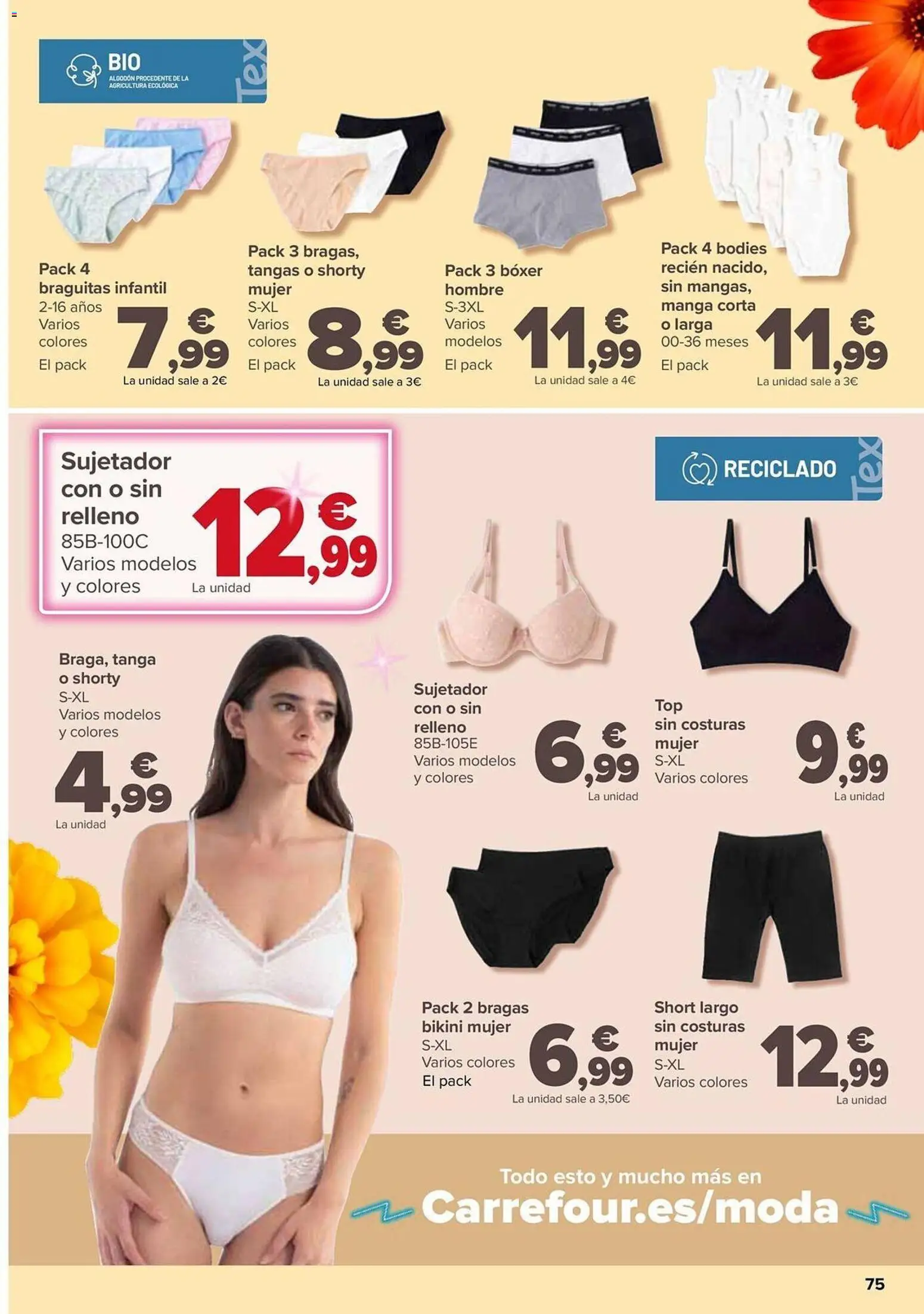Carrefour folleto │ válido desde el 12.05.2026 | Página: 75 | Productos: Bragas