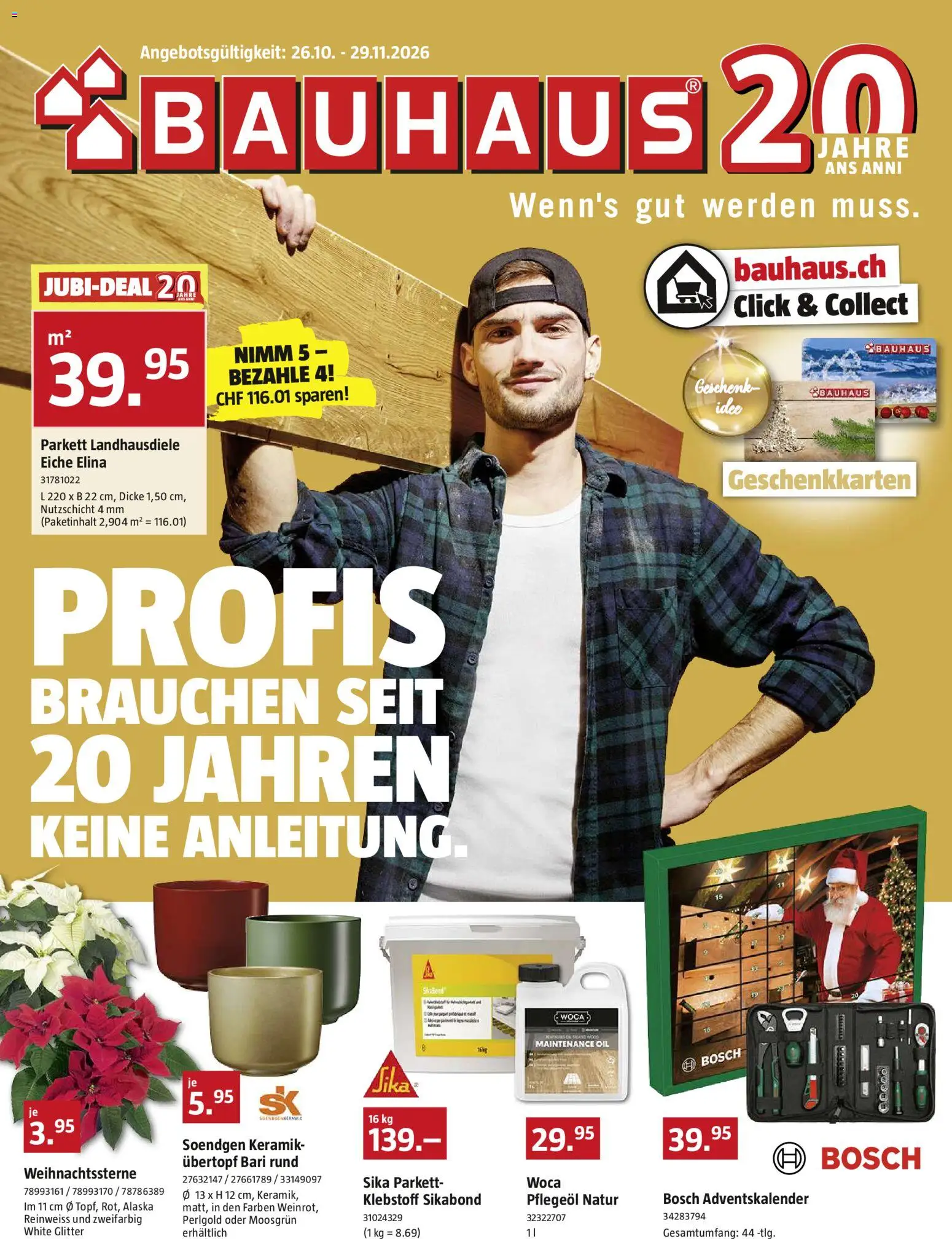 Bauhaus aktionen – gültig ab 26.10.2026 | Seite: 1 | Produkte: Bosch
