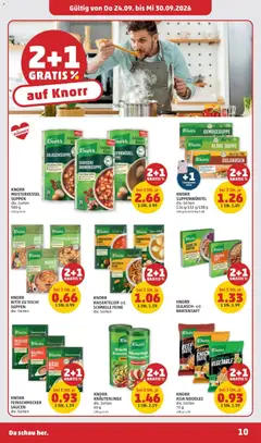 Penny Markt - Flugblatt ab 24.09.2026 gültig | Seite: 10 | Produkte: Pfeffer, Tisch, Käse, Saft