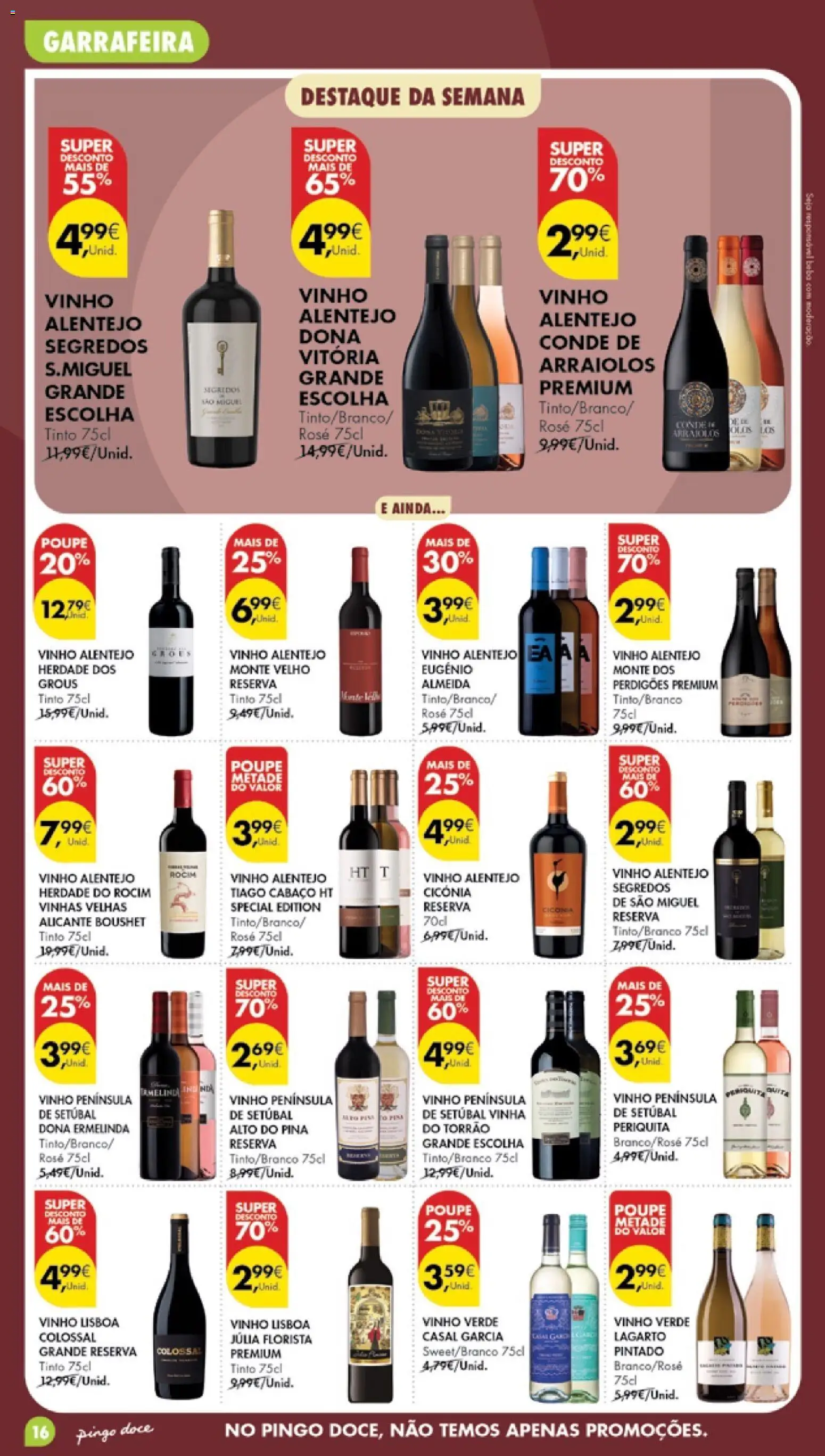 Pingo Doce Poupe Esta Semana Madeira │ válido de 08/09/2026 | Página: 16 | Produtos: Vinho