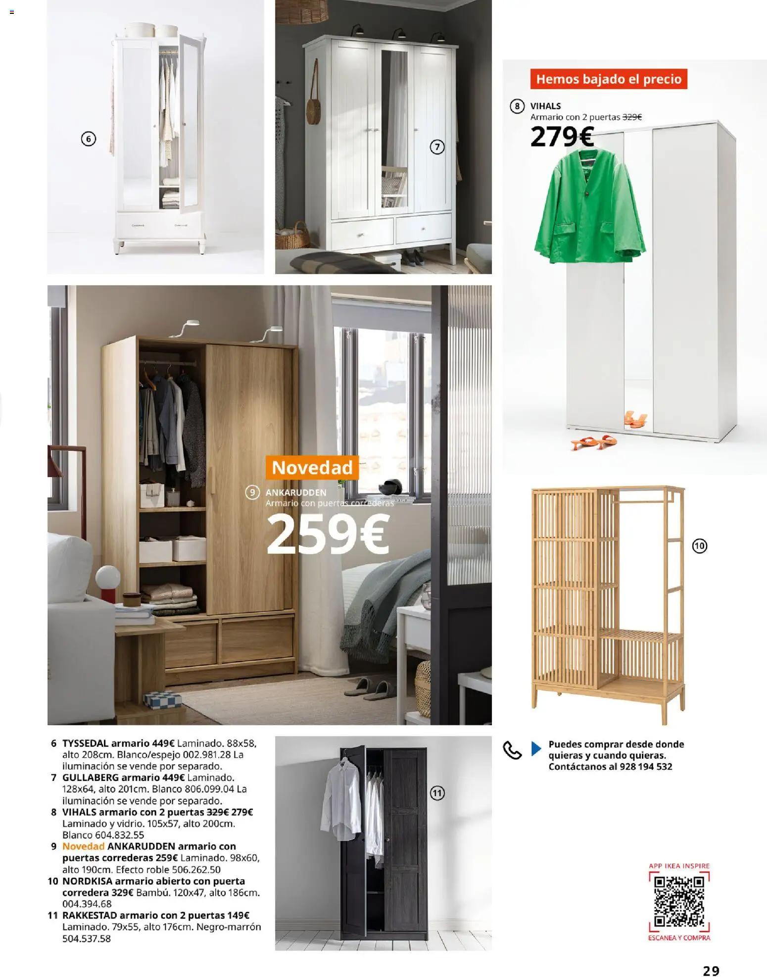 IKEA - Domitorios │ válido desde el 01/09/2026 | Página: 29 | Productos: Iluminación, Armario, Puertas