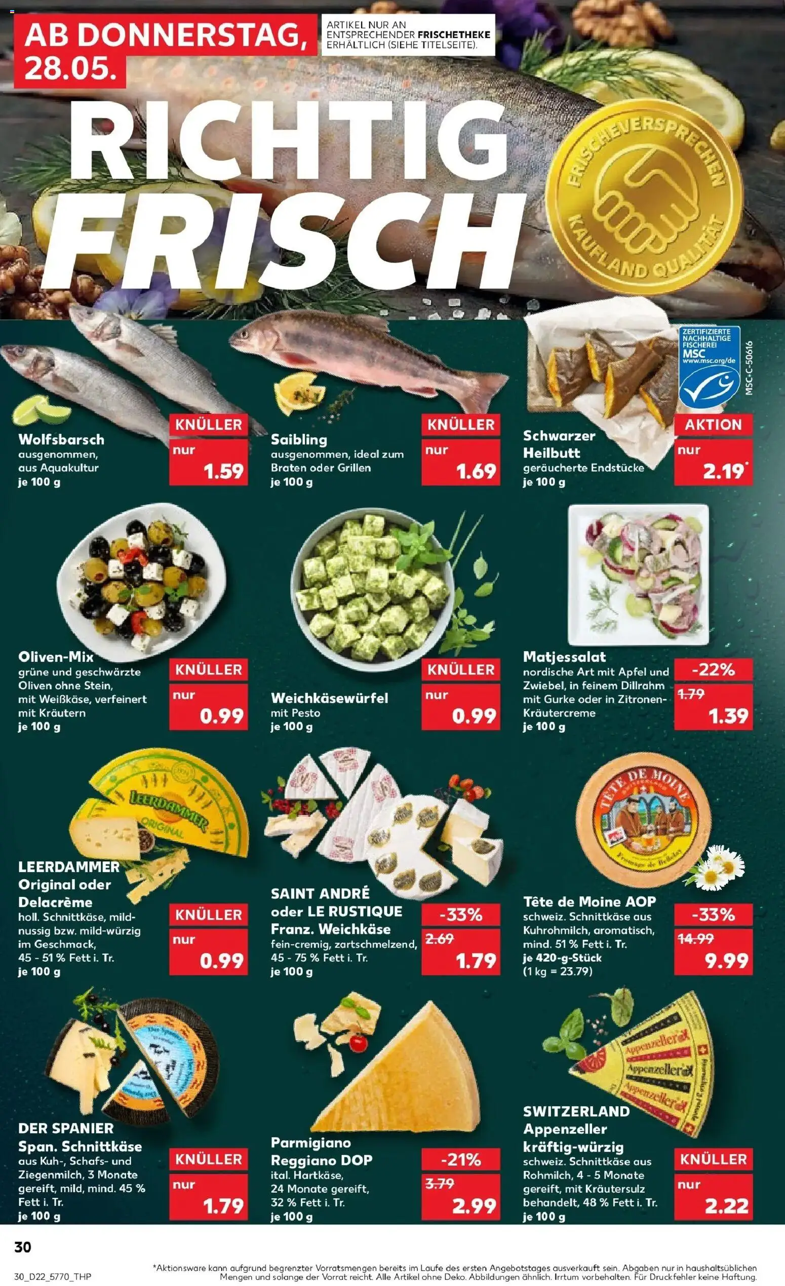 Kaufland Prospekt Bamberg – gültig ab 28.05.2026 | Seite: 30 | Produkte: Äpfel, Leerdammer, Zitronen