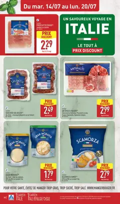 Aldi - Prévisualisation de Aldi catalogue valide à partir de 14/07/2026 | Page: 20 | Produits: Jambon Cru, Jambon, Saucisse