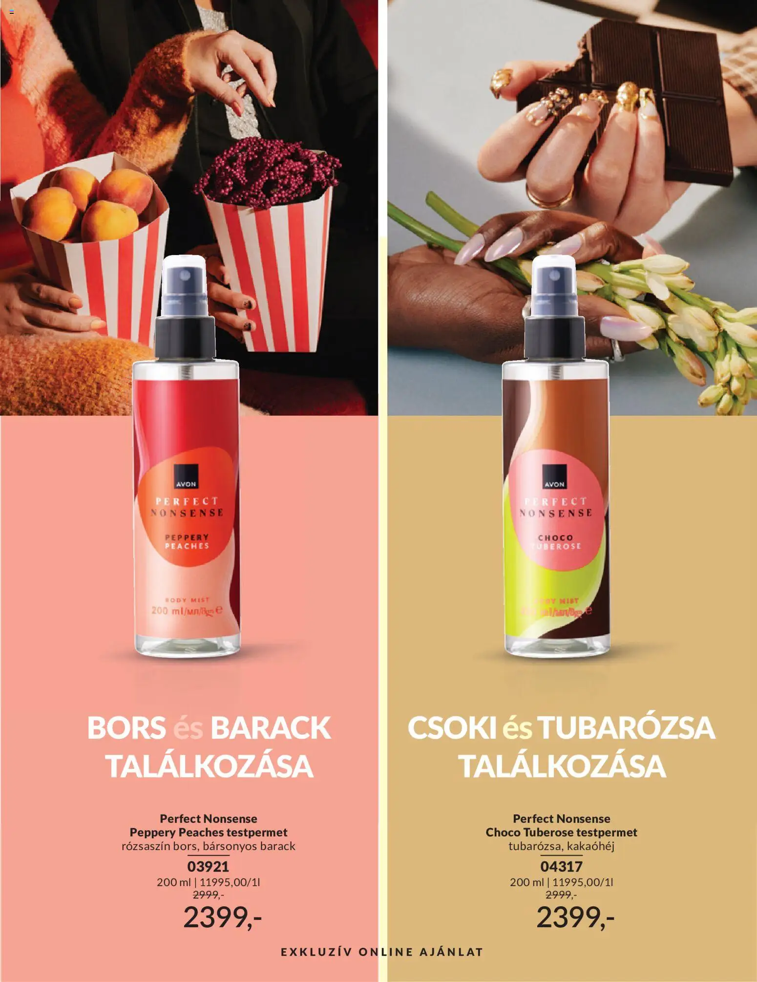 Avon akciós ujság - amely érvényes a következő dátumtól: 01.05.2026 | Oldal: 113 | Termékek: Testpermet, Body, Bors