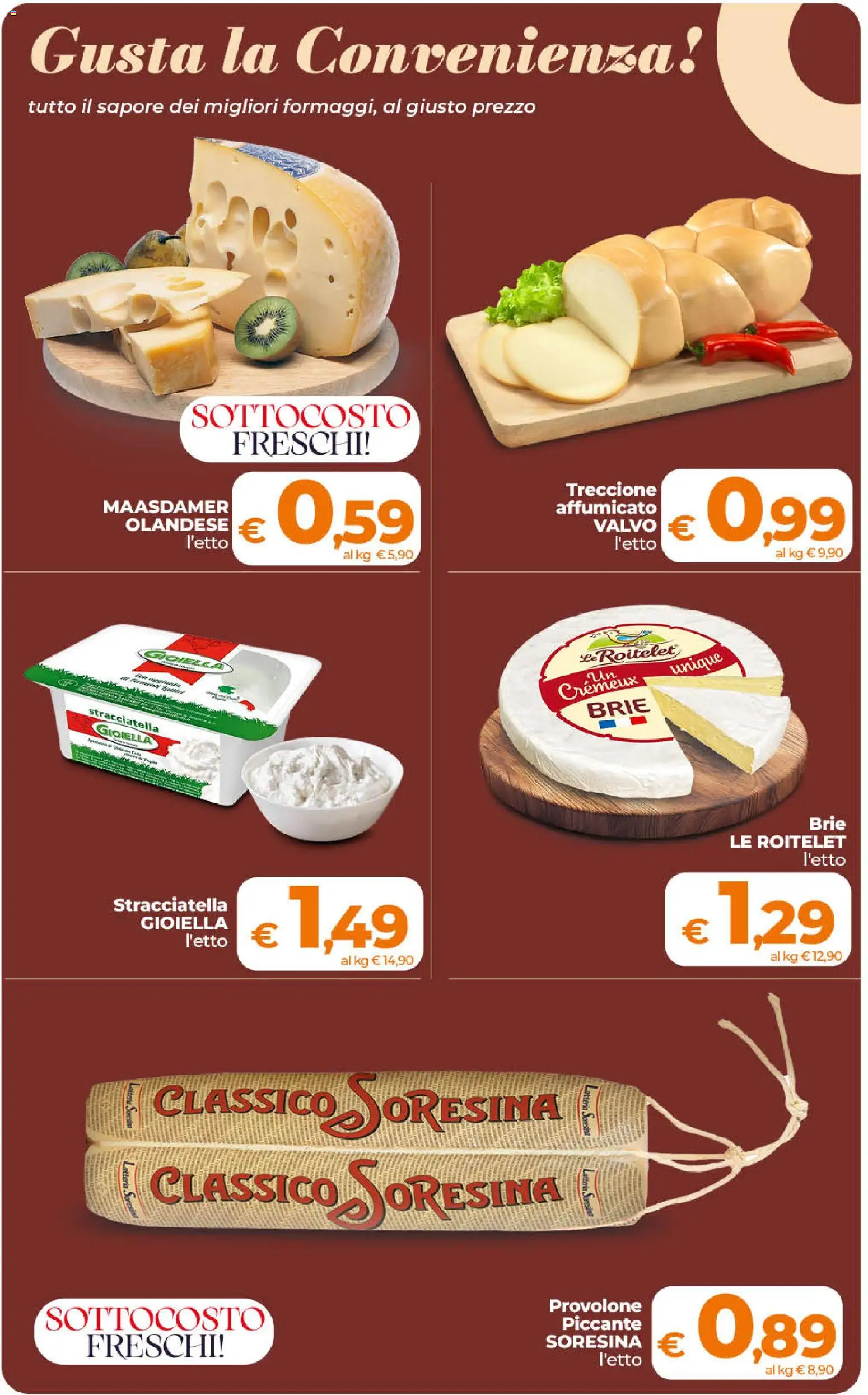 Volantino Ipercoop del 31/07/2026 | Pagina: 16 | Prodotti: Provolone, Stracciatella