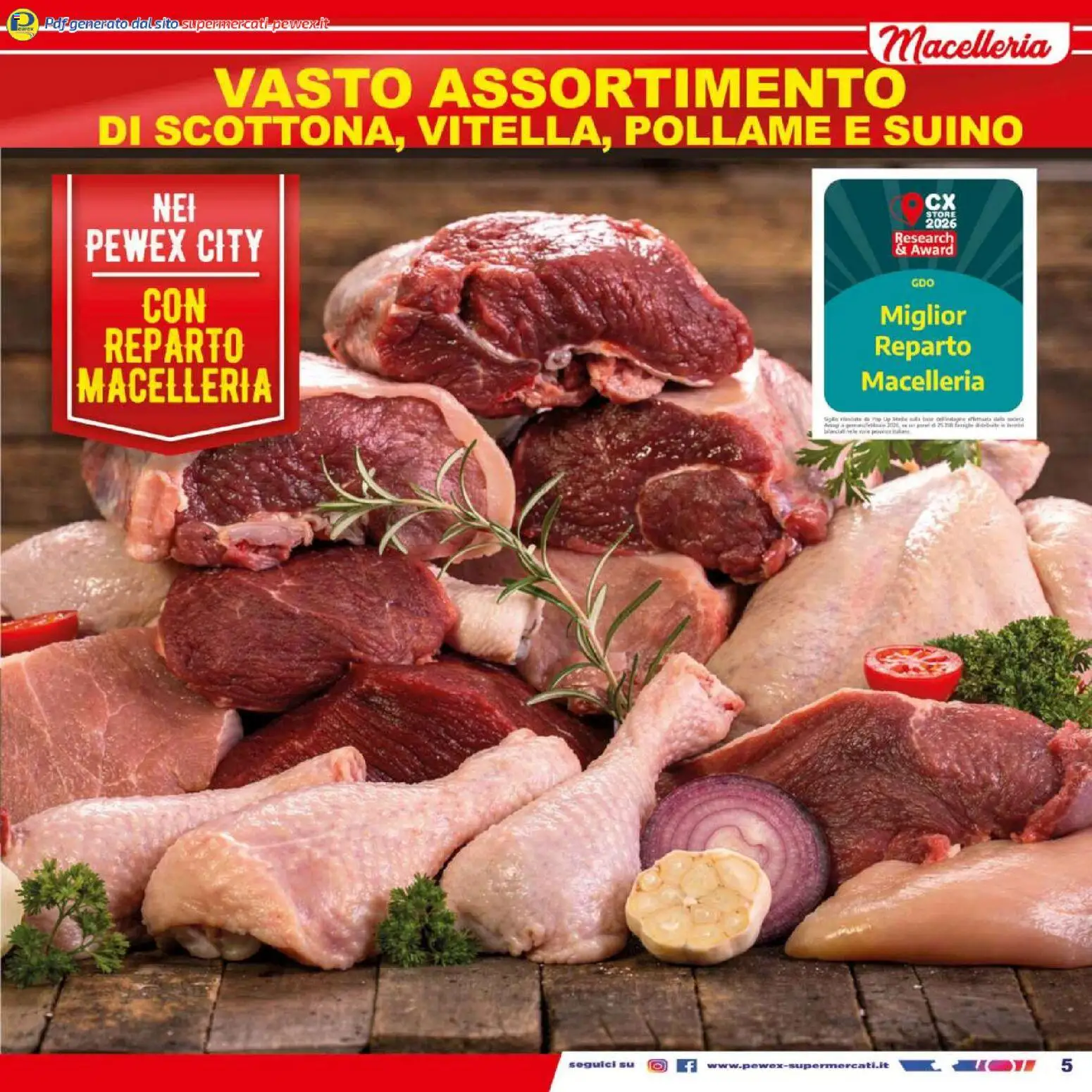 Volantino Pewex del 08.05.2026 | Pagina: 5 | Prodotti: Suino