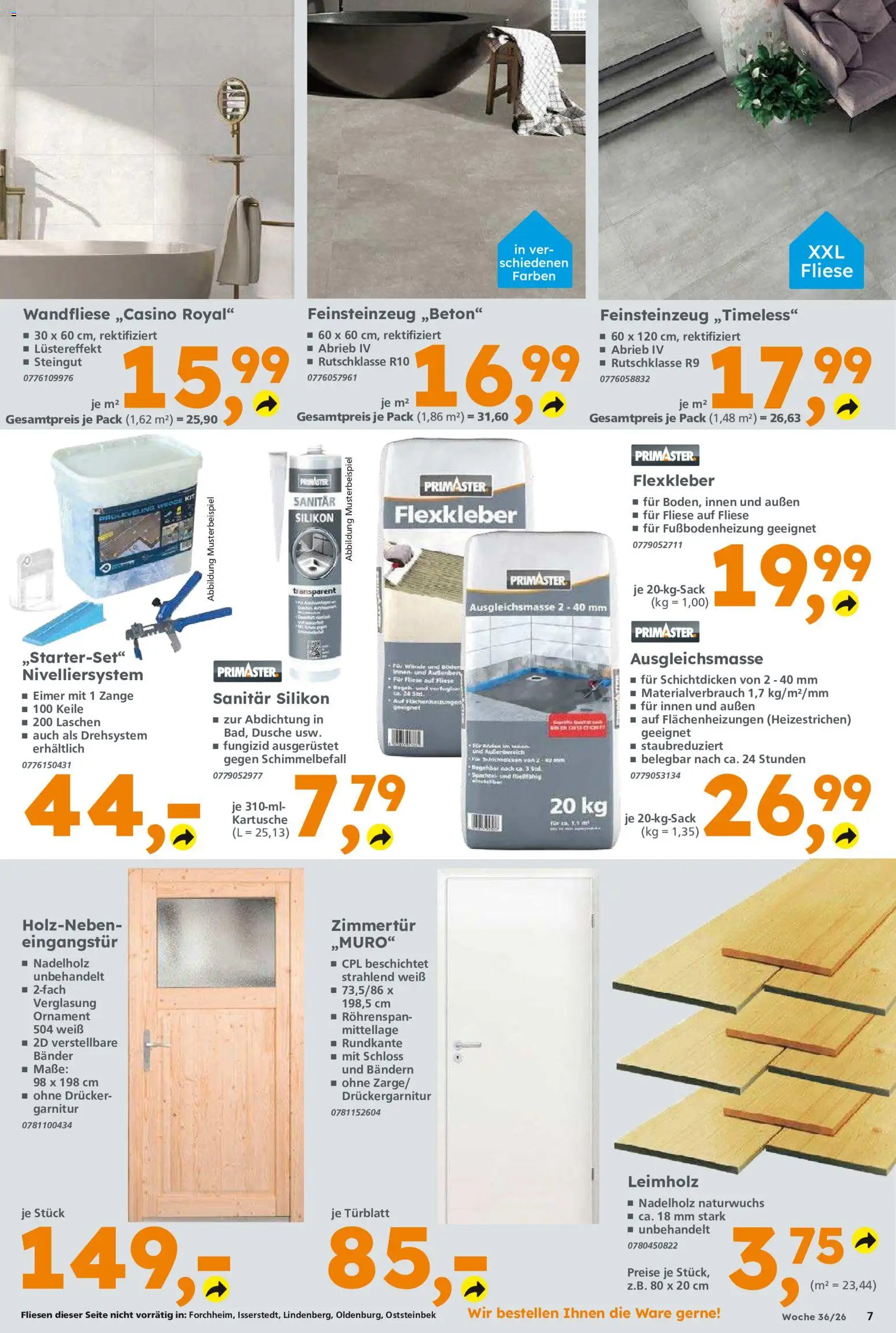 Globus Baumarkt Prospekt Saarbrücken – gültig ab 31.08.2026 | Seite: 7 | Produkte: Dusche, Drucker