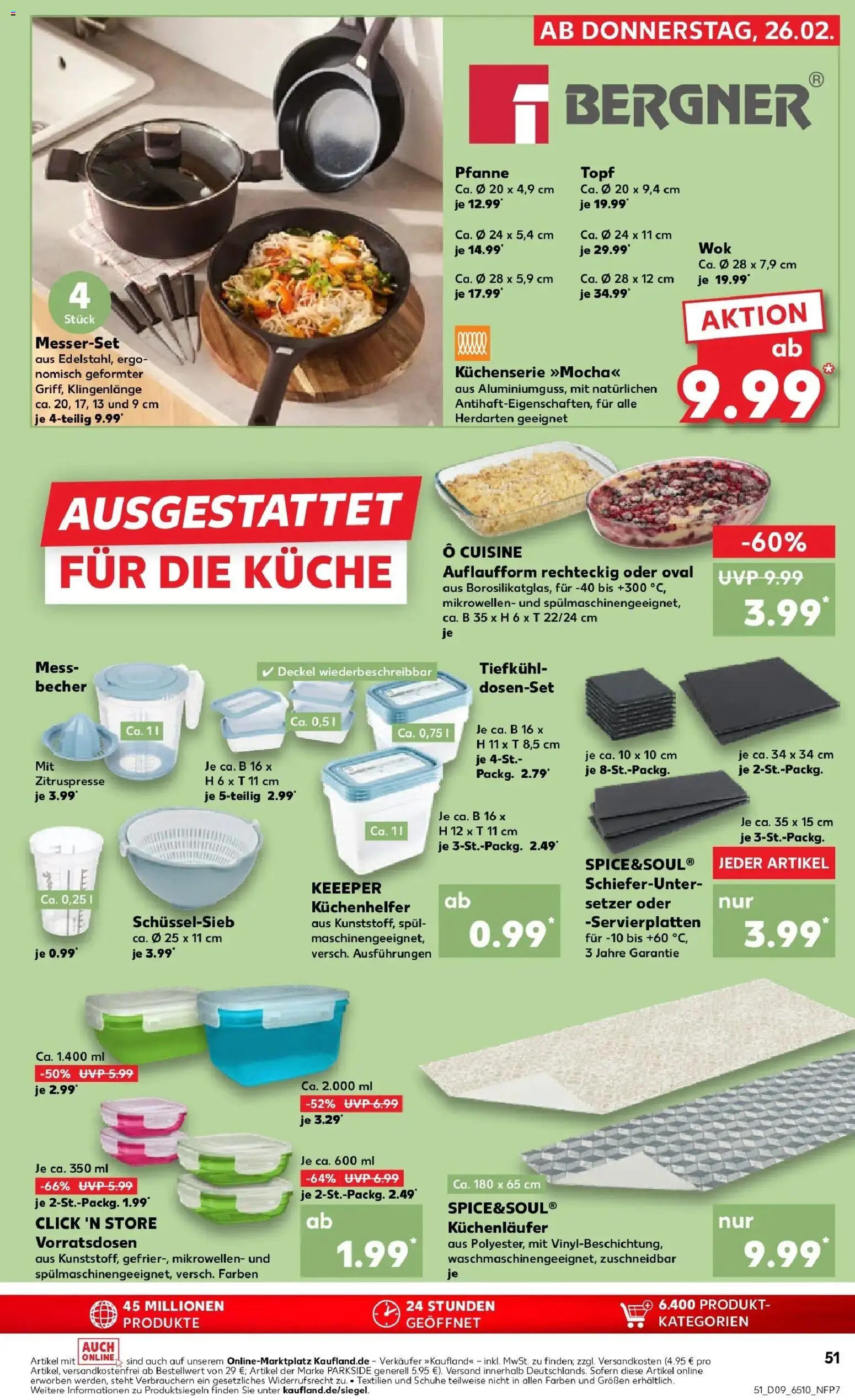 Kaufland prospekt Emmerich Am Rhein	 – gültig ab 26.02.2026 | Seite: 51 | Produkte: Küche, Wok