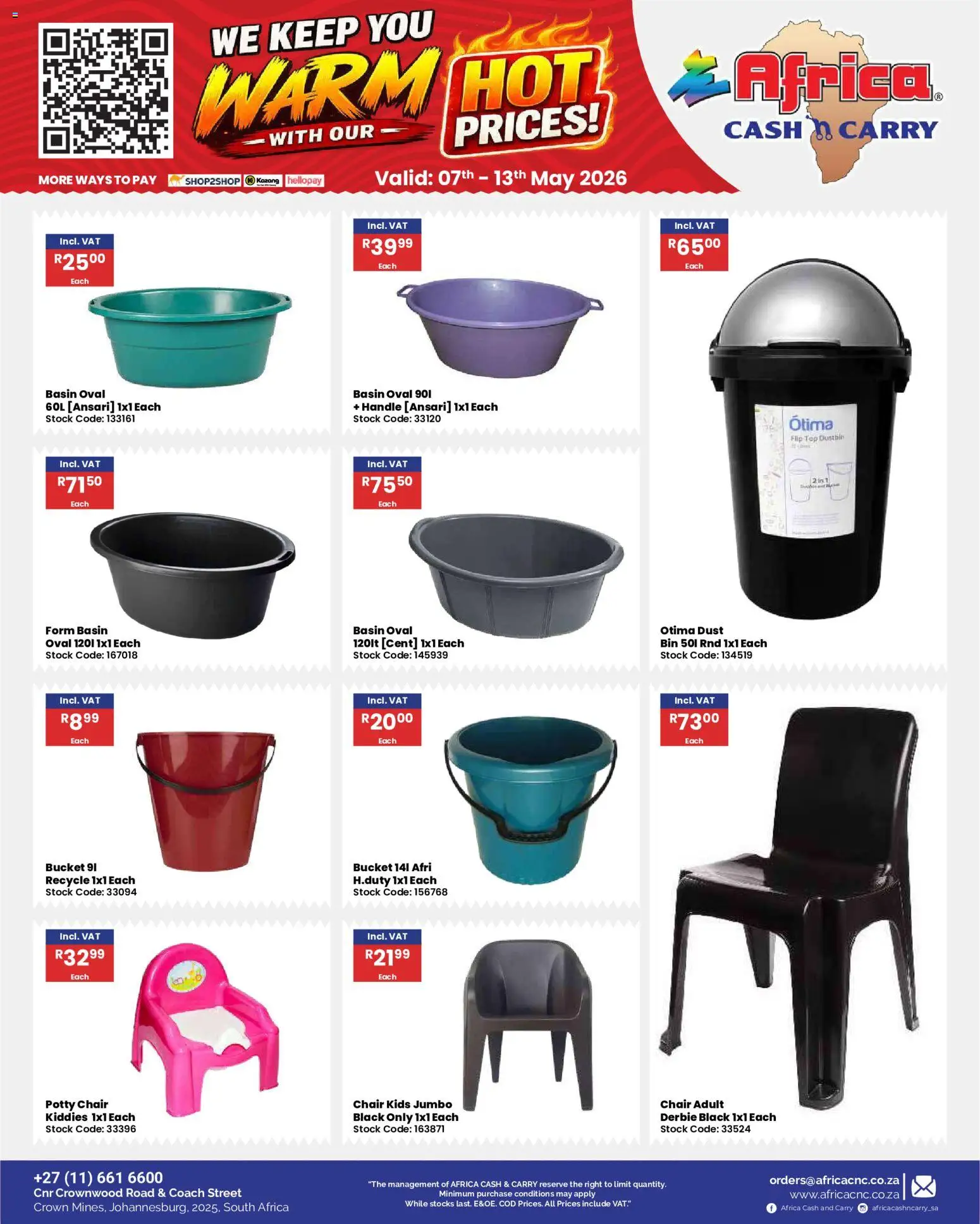 Africa Cash & Carry Specials | 07/05/2026 | How to get a limited discount? Save today! | South Africa
