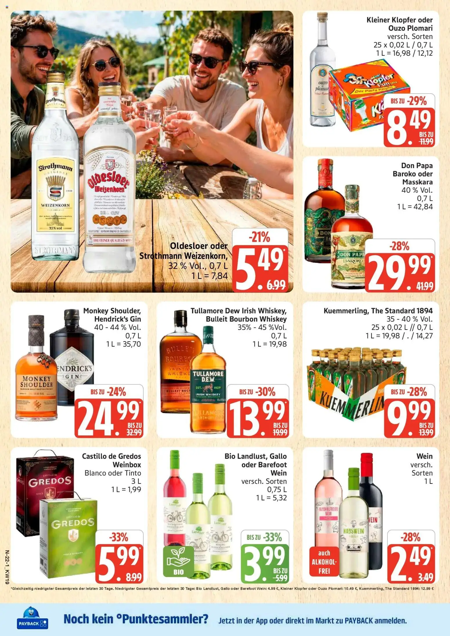 Marktkauf Prospekt Schleswig	 – gültig ab 04.05.2026 | Seite: 25 | Produkte: Oldesloer, Bourbon, Gin, Whiskey