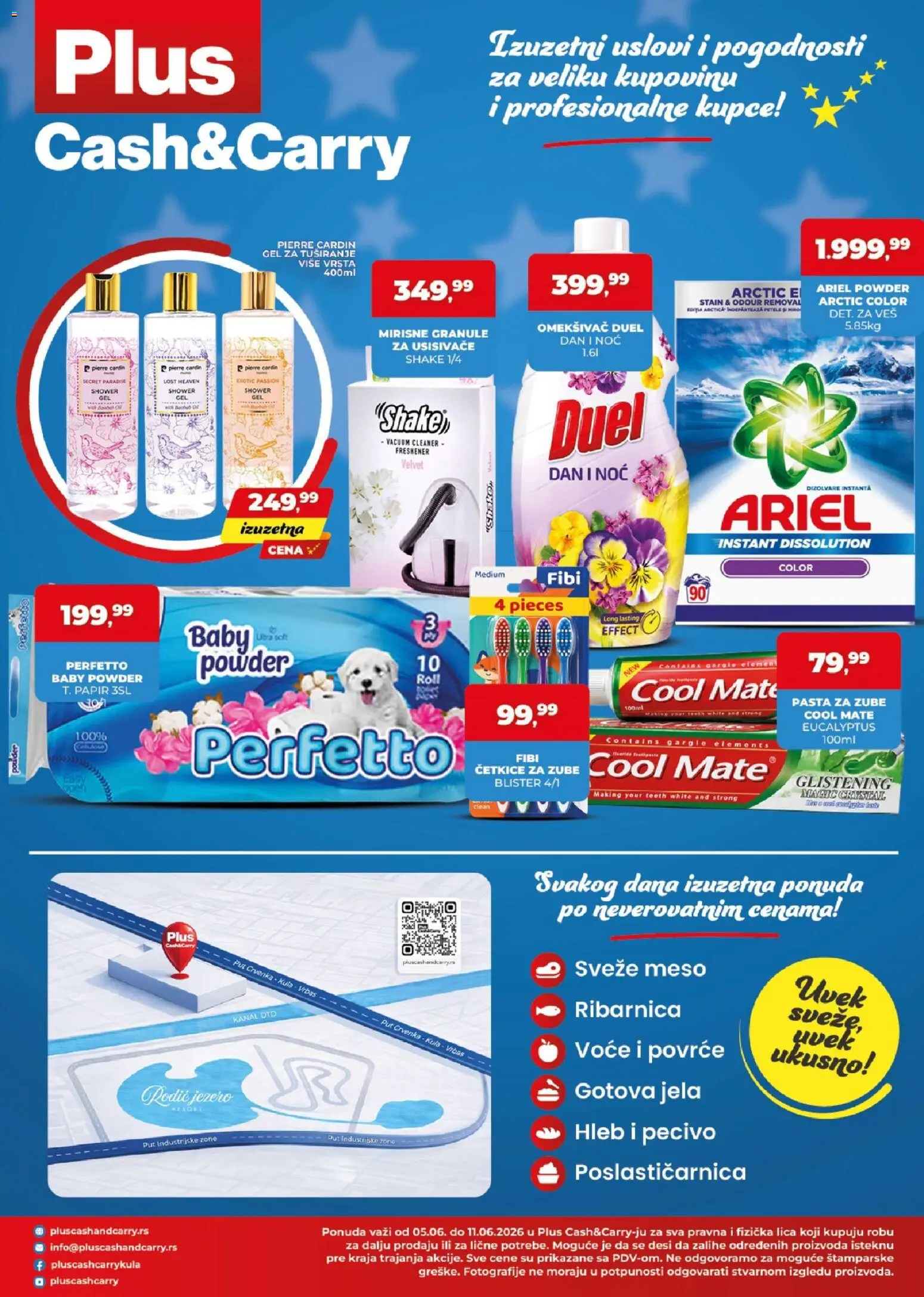 Plus Cash & Carry katalog - važi od 05.06.2026 | Strana: 4 | Proizvode: Ariel, Hleb, Pecivo, Pasta za zube