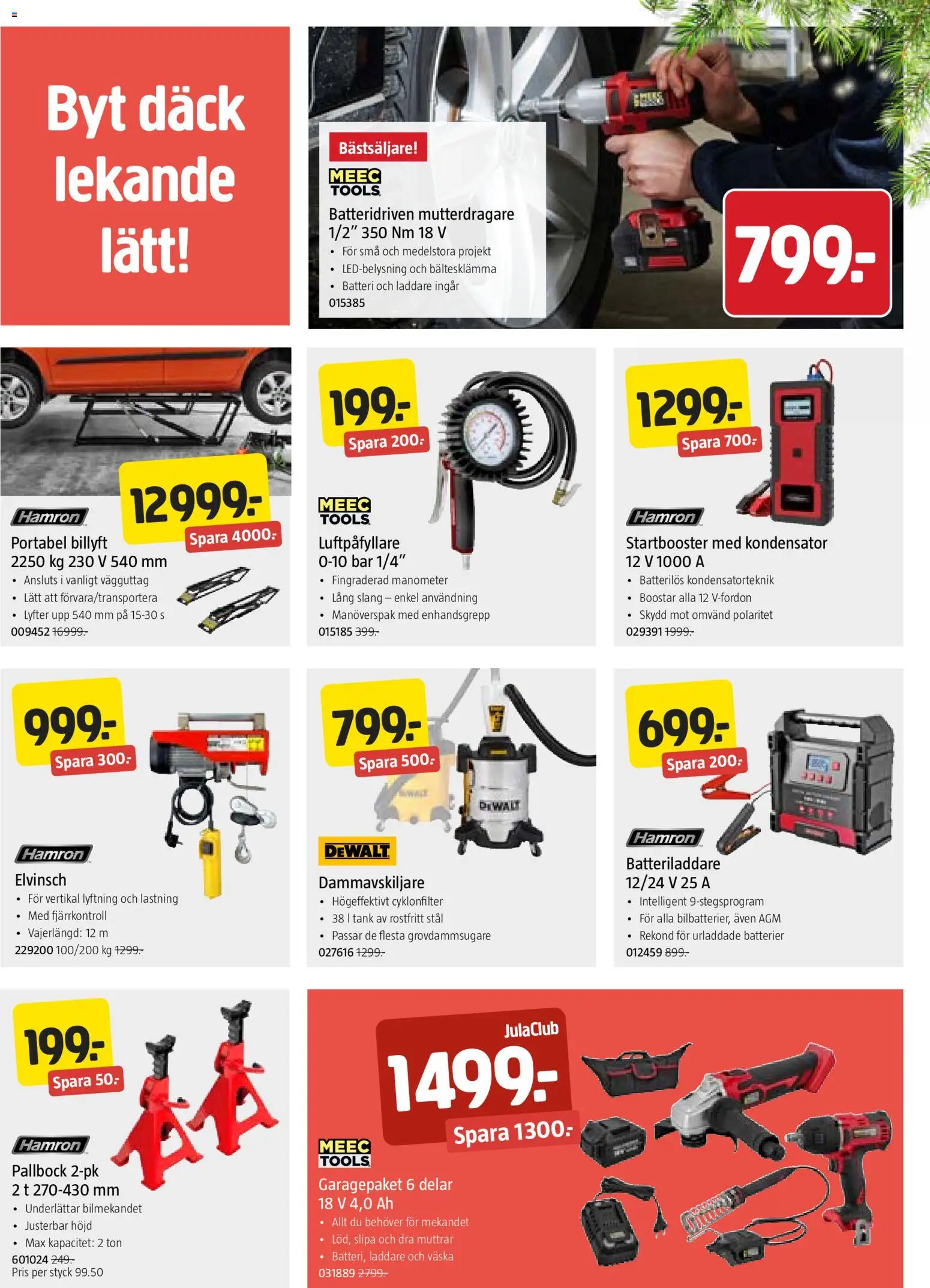 Jula reklamblad aktuell från 22/10/2026 | Sida: 3 | Produkter: Batterier, Batteri, Laddare, Väska