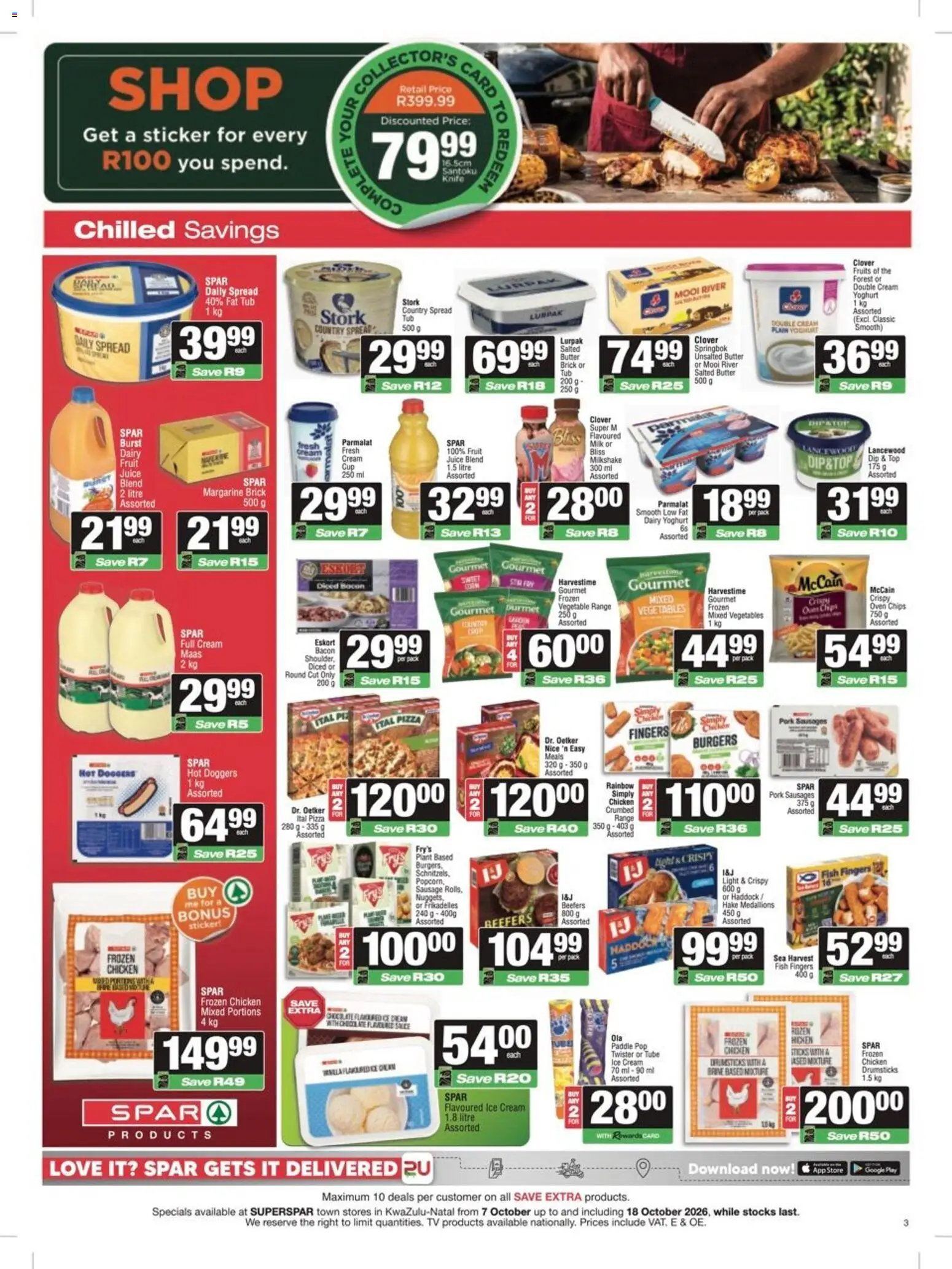 New Superspar catalogue – valid from 19/10/2026 | Page: 3 | Products: Cream cheese, Spread, Yoghurt, Bacon