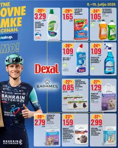 Eurospin katalog akcije – veljaven od 09.07.2026 | Stran: 5 | Izdelki: Hrana za mačke, Kos, Detergent, Ribe