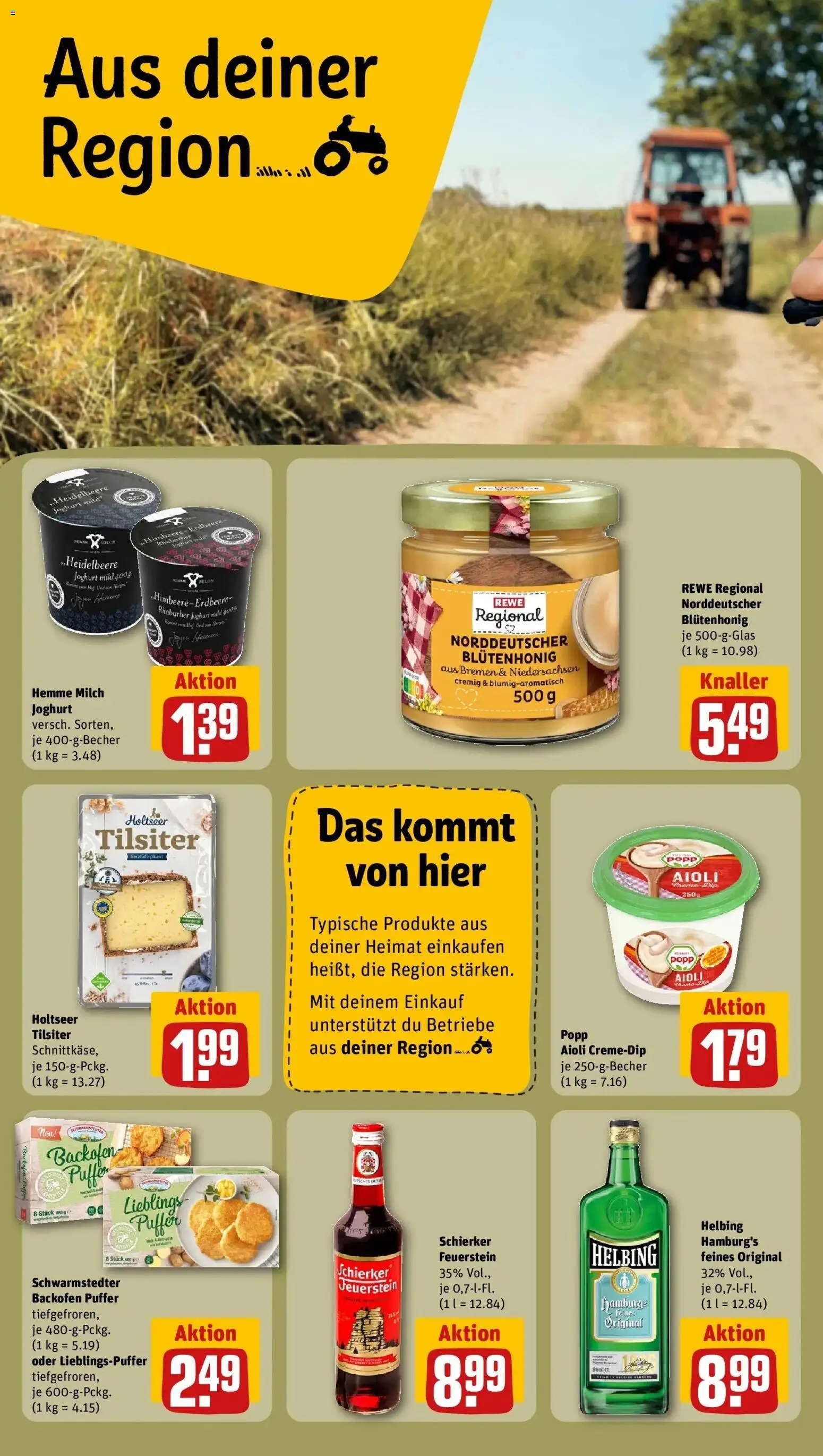 REWE Prospekt ab 24.08.2026 zum Blättern » Angebote | Seite: 20 | Produkte: Joghurt, Backofen, Himbeere, Rhabarber