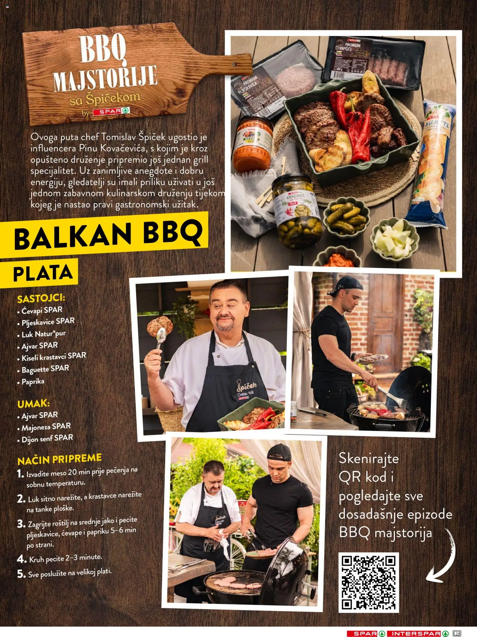 Spar katalog | vrijedi od 17.06.2026 | Stranica: 11 | Proizvodi: Ajvar, Luk, Pljeskavice, Kiseli krastavci