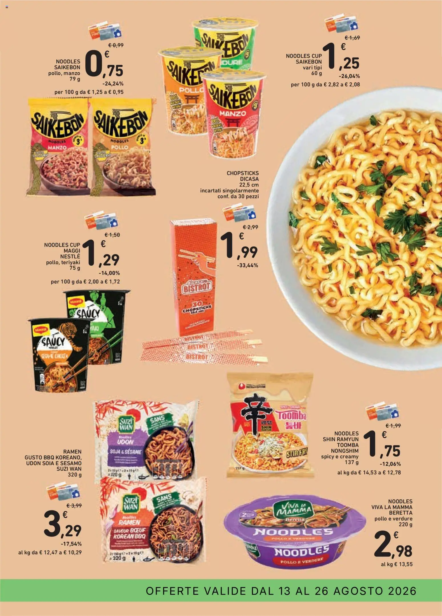 Volantino Conad del 13/08/2026 | Pagina: 7 | Prodotti: Pollo, Manzo, Verdure, Sesamo