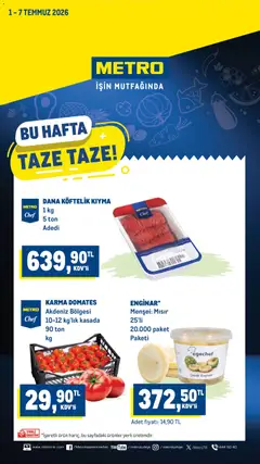 01 Temmuz 2026 tarihinden itibaren geçerli olan Metro kataloğu önizlemesi