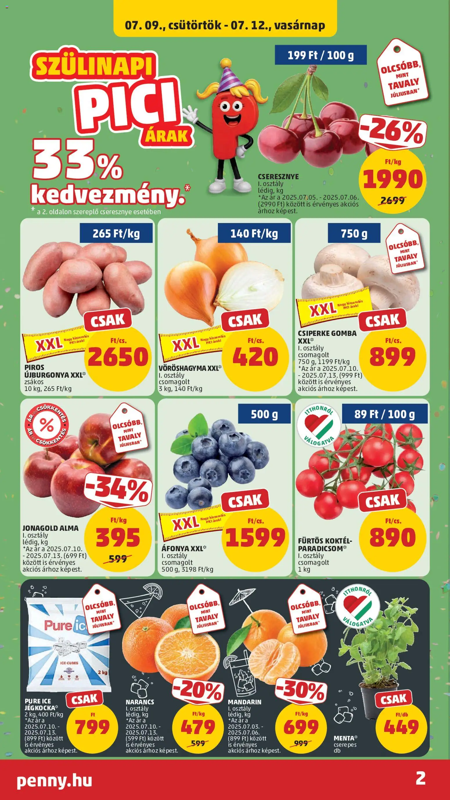 PENNY akciós ujság - amely érvényes a következő dátumtól: 2026.07.09. | Oldal: 2
