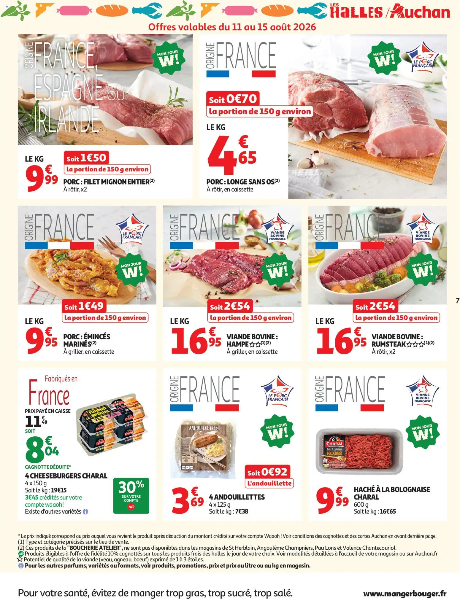 {H1} | Pagina: 7 | Producten: Bacon, La, Filet