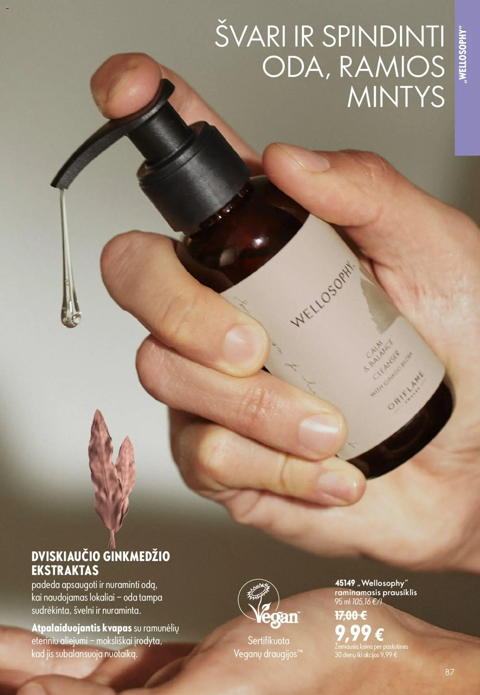 Oriflame akcijos nuo 24.06.2026 | Puslapis: 87 | Prekių: Kvapas, Prausiklis