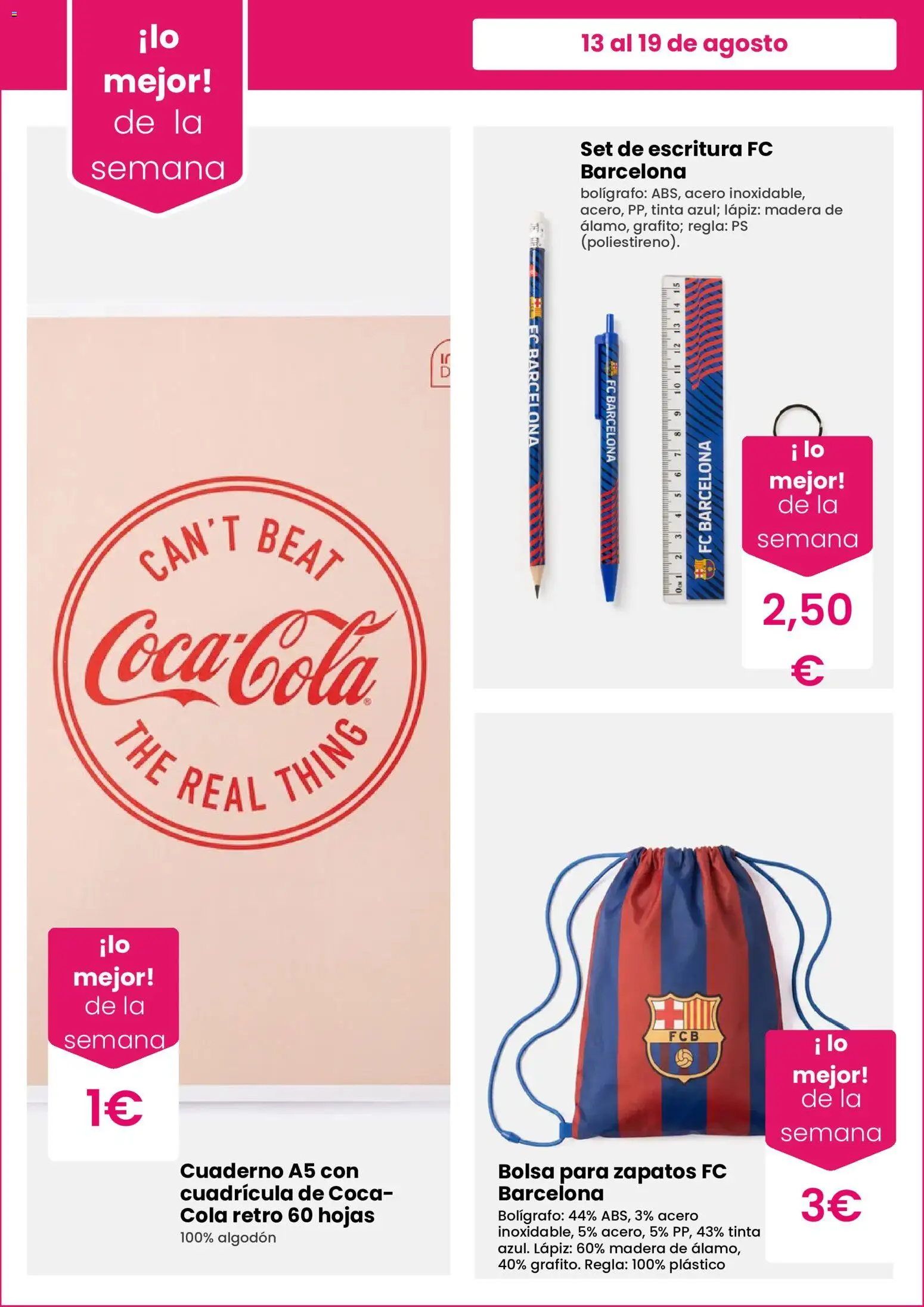Pepco folleto │ válido desde el 13/08/2026 | Página: 4 | Productos: Bolsa, Algodón