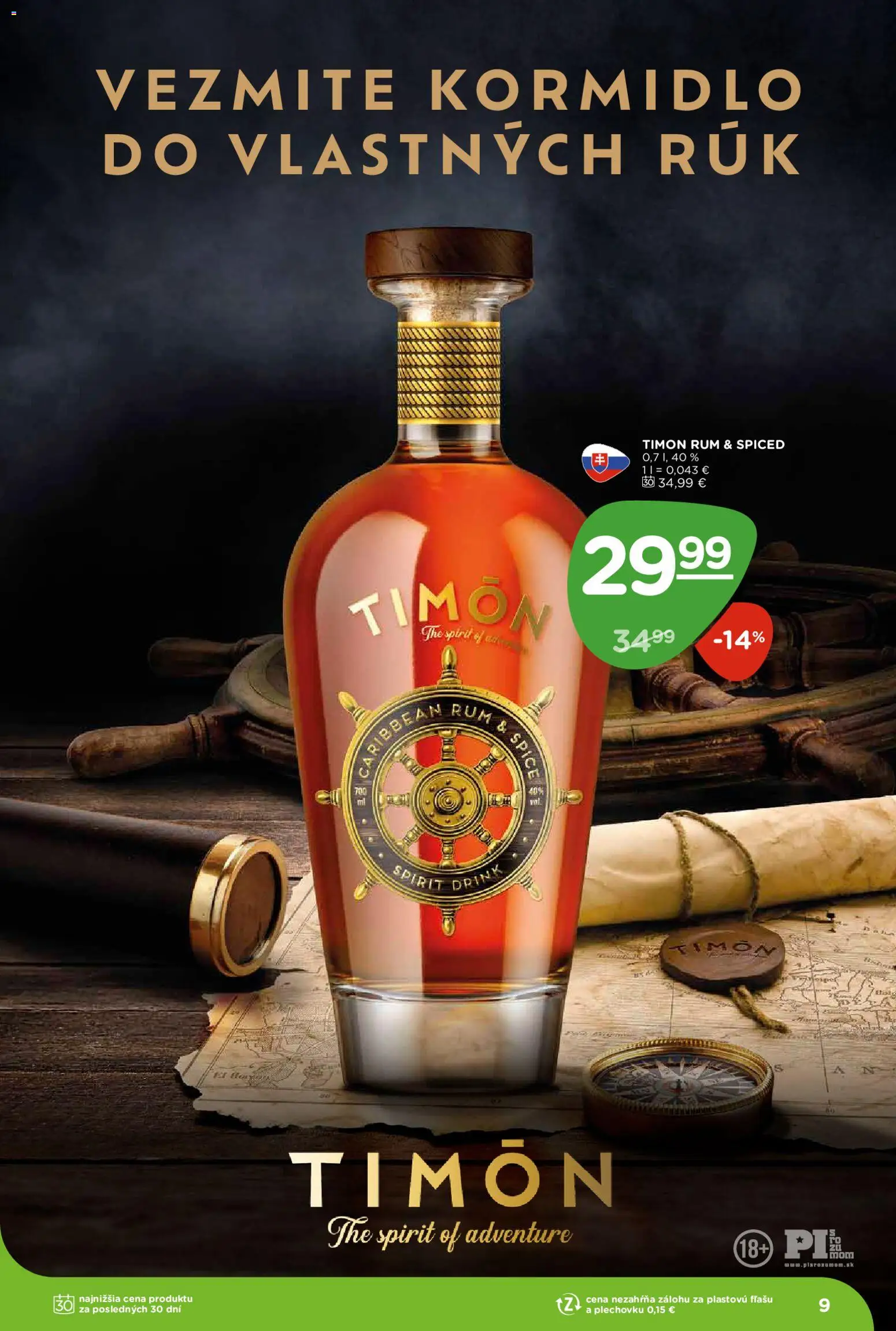 Nové Terno akcie – leták je platný od 08.10.2026 | Strana: 9 | Produkty: Rum