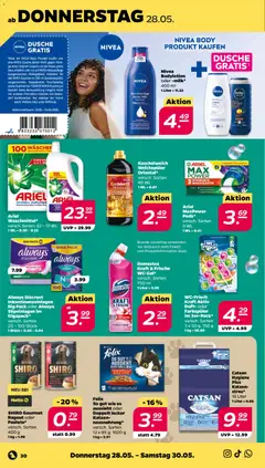 Netto Prospekt 	 ab 26.05.2026 gültig | Seite: 32 | Produkte: Catsan, Pute, Fleckenentferner, Body Milk