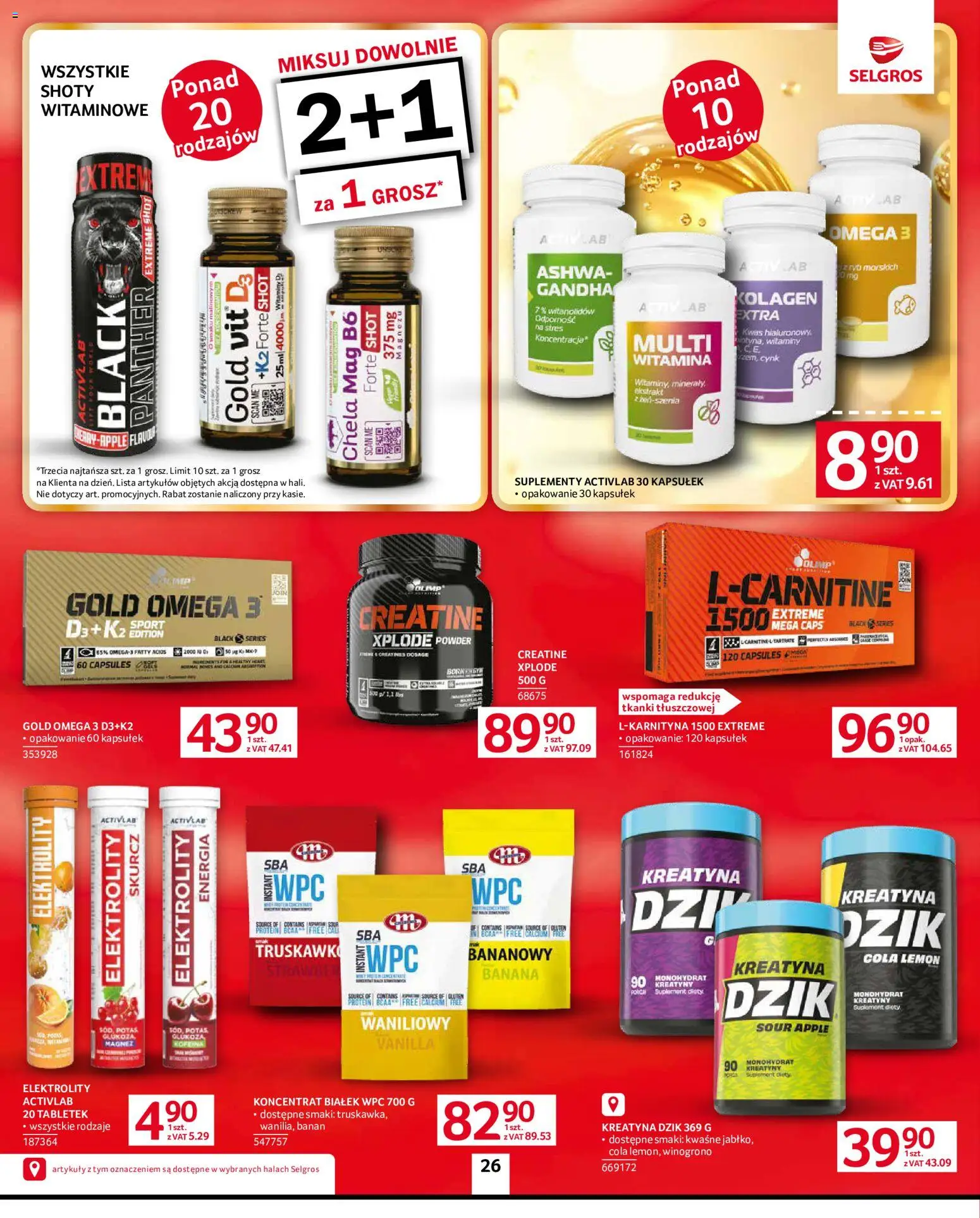 Selgros cash&carry gazetka - Oferta przemysłowa od 10.09.2026 | Strona: 28 | Produkty: Winogrono, Por, Omega, Omega 3