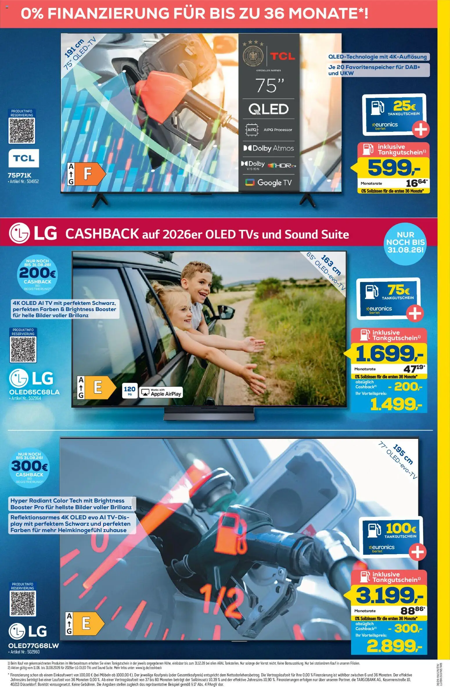 Euronics Prospekt Berlet – gültig ab 27.08.2026 | Seite: 3 | Produkte: LG, Apple, Bilder, TV