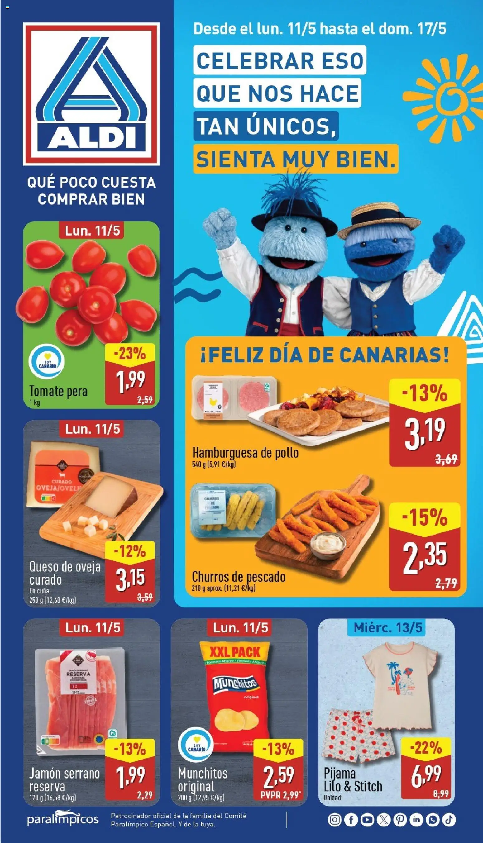 Aldi folleto Canarias │ válido desde el 11.05.2026 | Página: 1