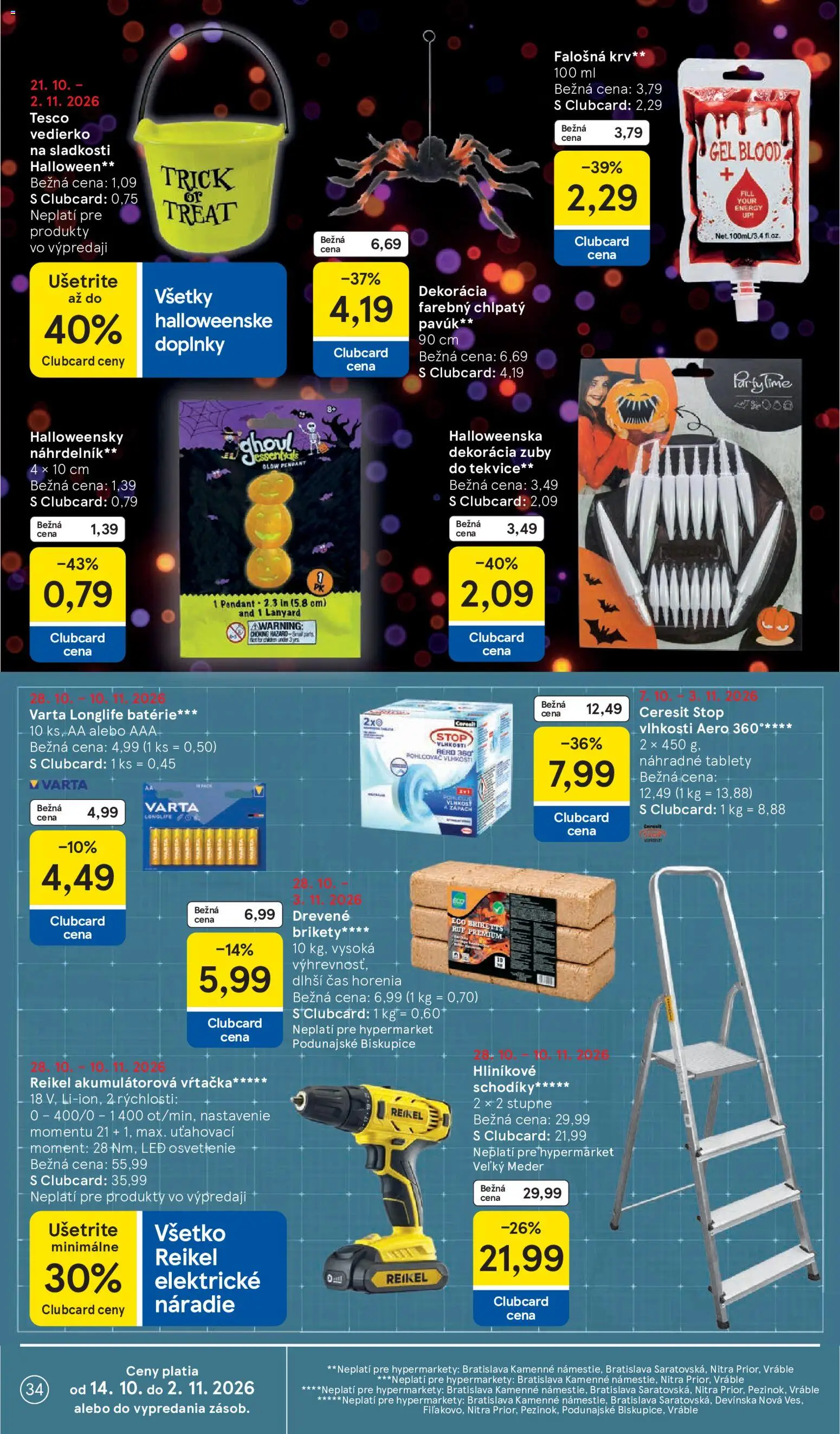 Nové Tesco akcie – leták je platný od 28.10.2026 | Strana: 34