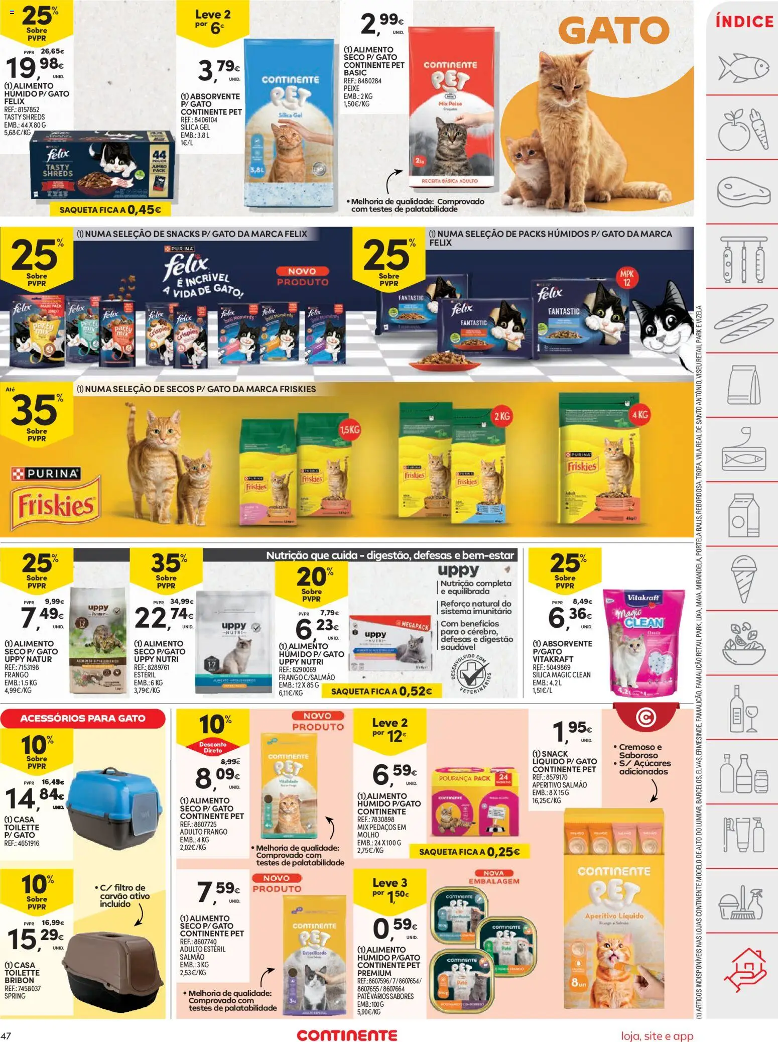 Continente folheto │ válido de 14.04.2026 | Página: 47 | Produtos: Frango, Salmão, Peixe