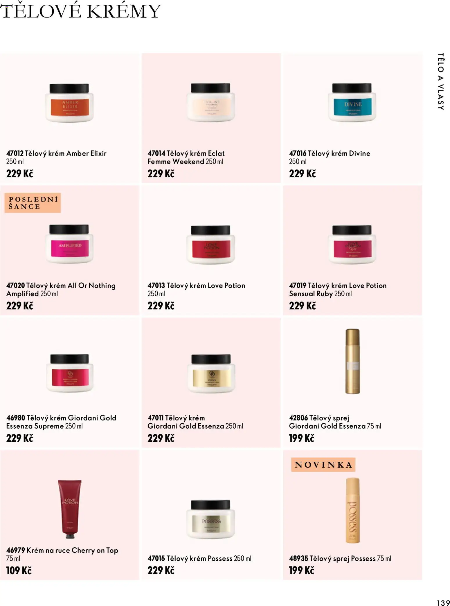 Oriflame katalog Novage+ Proceuticals od 30.09.2026 | Strana: 139 | Produkty: Tělový krém, Krém na ruce, Krém, Tělové krémy