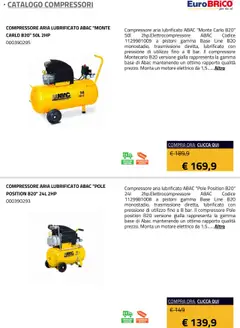 Anteprima del volantino Eurobrico Compressori catalogo valido a partire dal 23.07.2025 | Pagina: 9 | Prodotti: Compressore