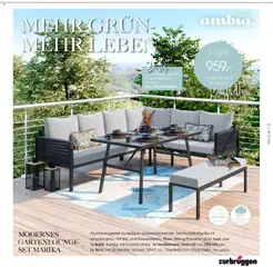 Zurbrüggen Garten Unna ab 19.03.2025 gültig | Seite: 77 | Produkte: Ecksofa, Kissen, Tisch