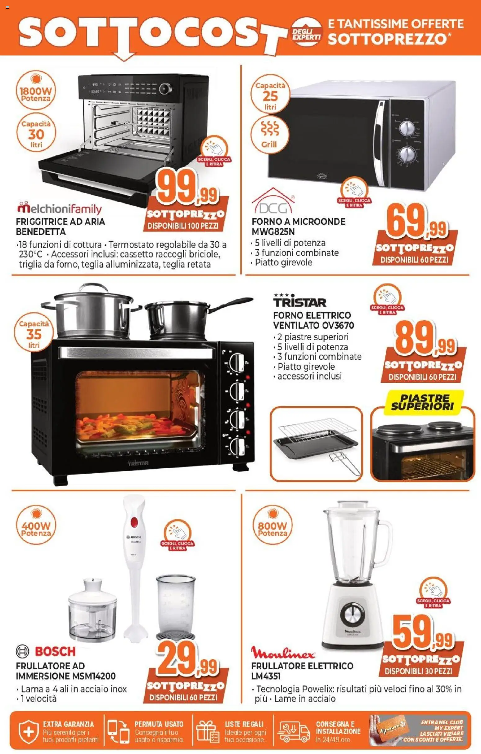 Volantino Expert del 07.05.2026 | Pagina: 13 | Prodotti: Microonde, Teglia, Frullatore, Friggitrice
