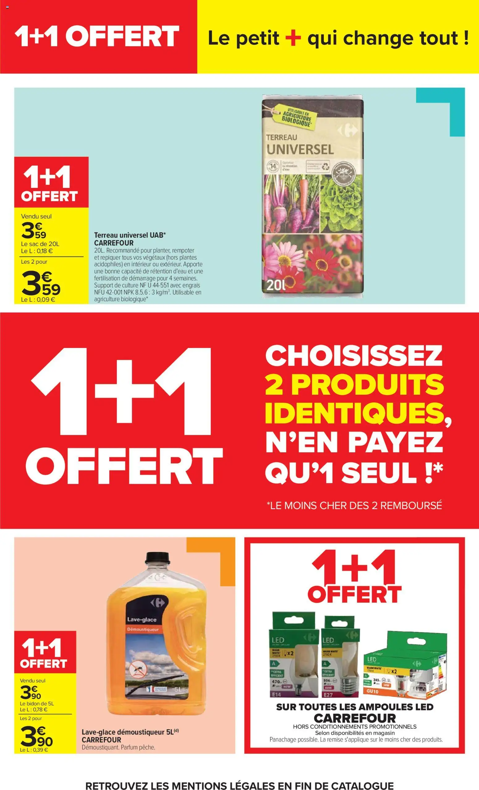 {H1} | Page: 65 | Produits: Engrais, Terreau Universel, Ampoules, Terreau