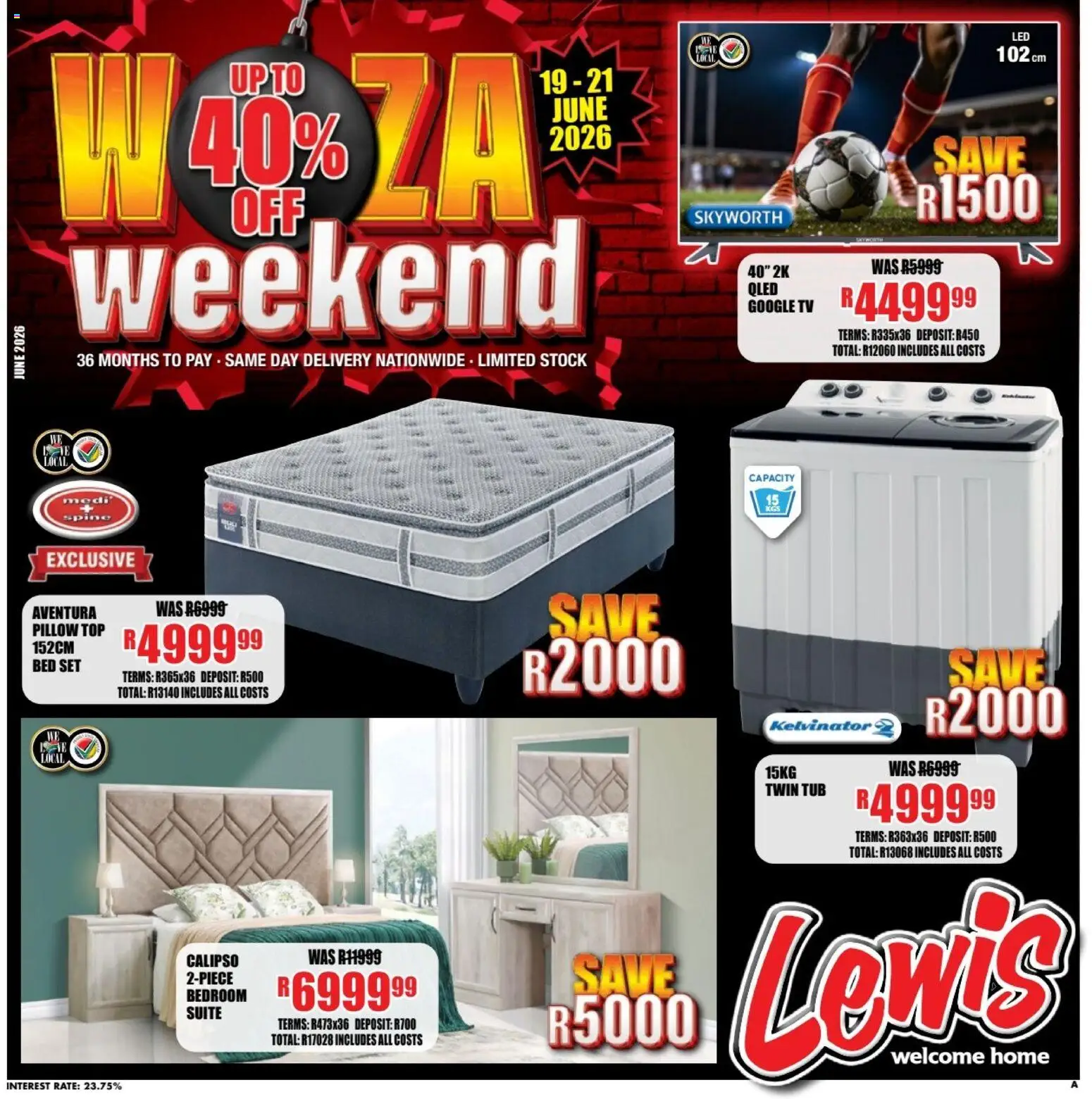 New Lewis Stores catalogue – valid from 19.06.2026 | Page: 1