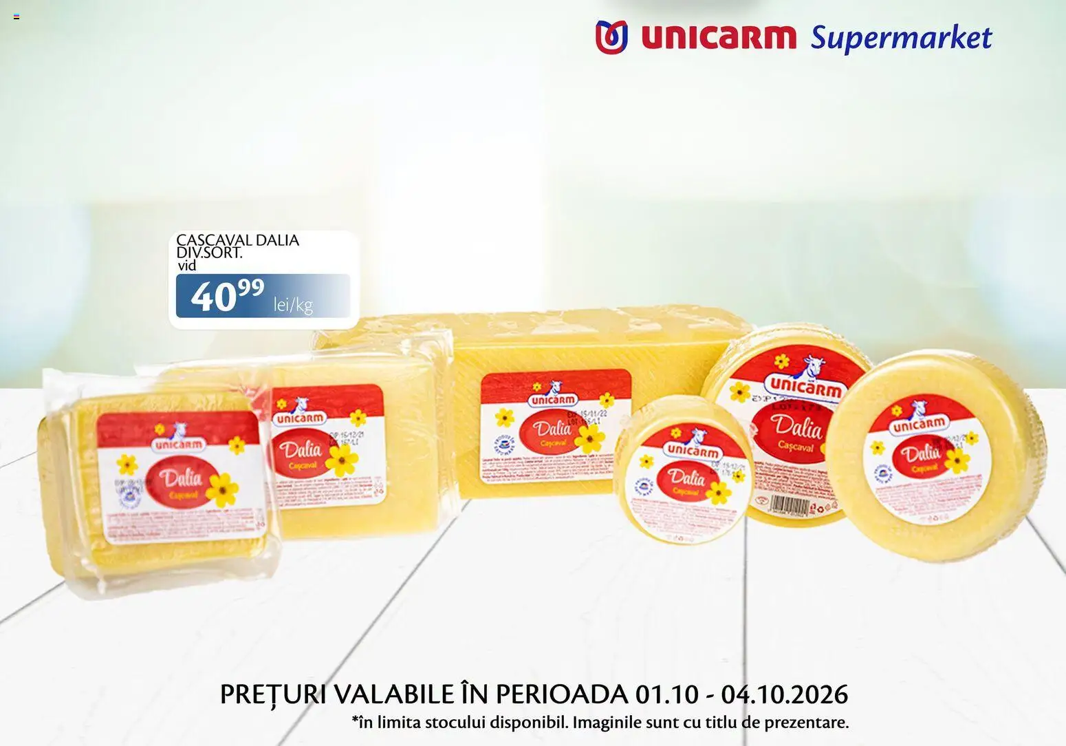 Noul catalog Unicarm – valabil de la 01.10.2026 | Pagină: 6 | Produse: Cașcaval