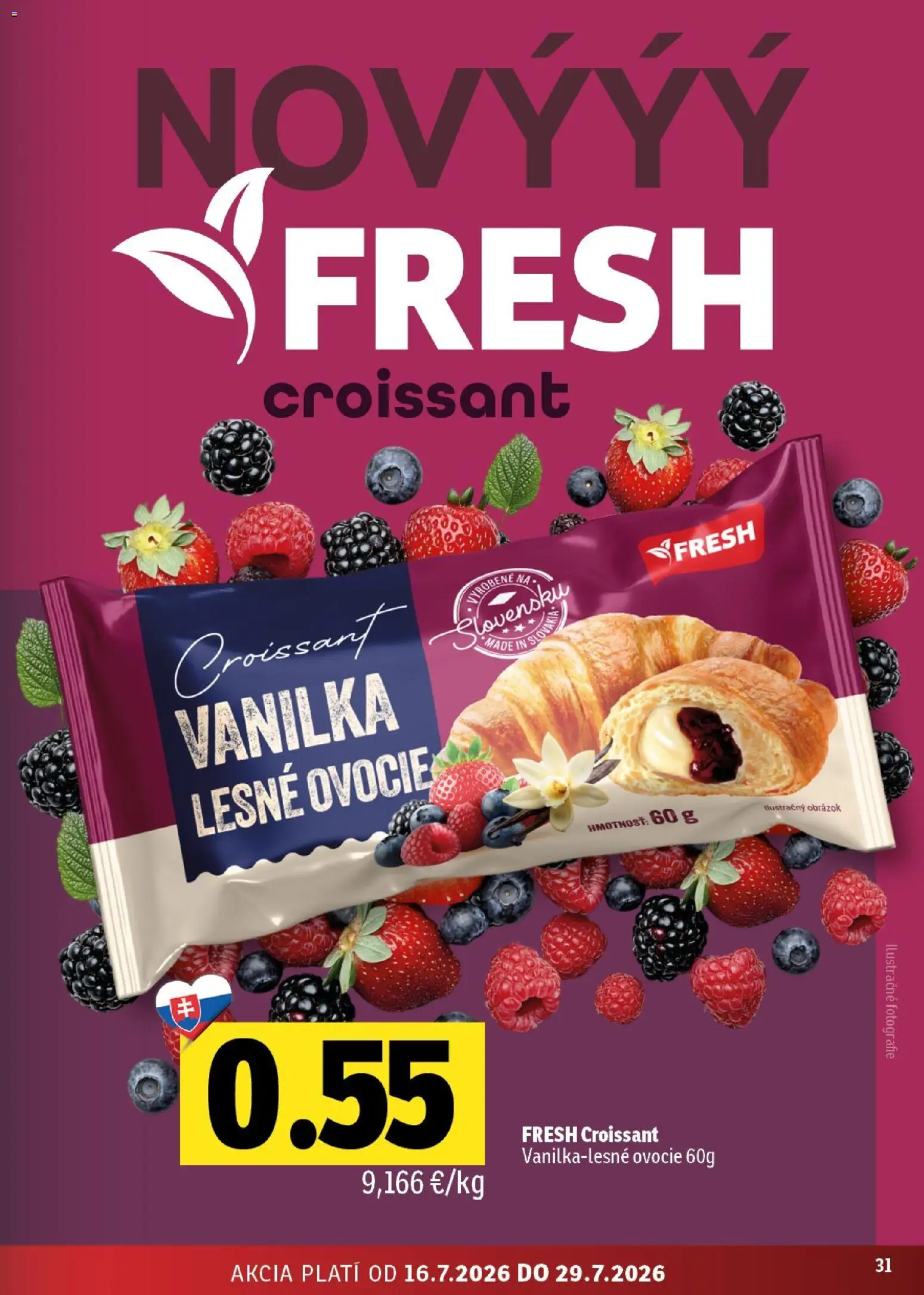 Nové Fresh akcie – leták je platný od 16.07.2026 | Strana: 31