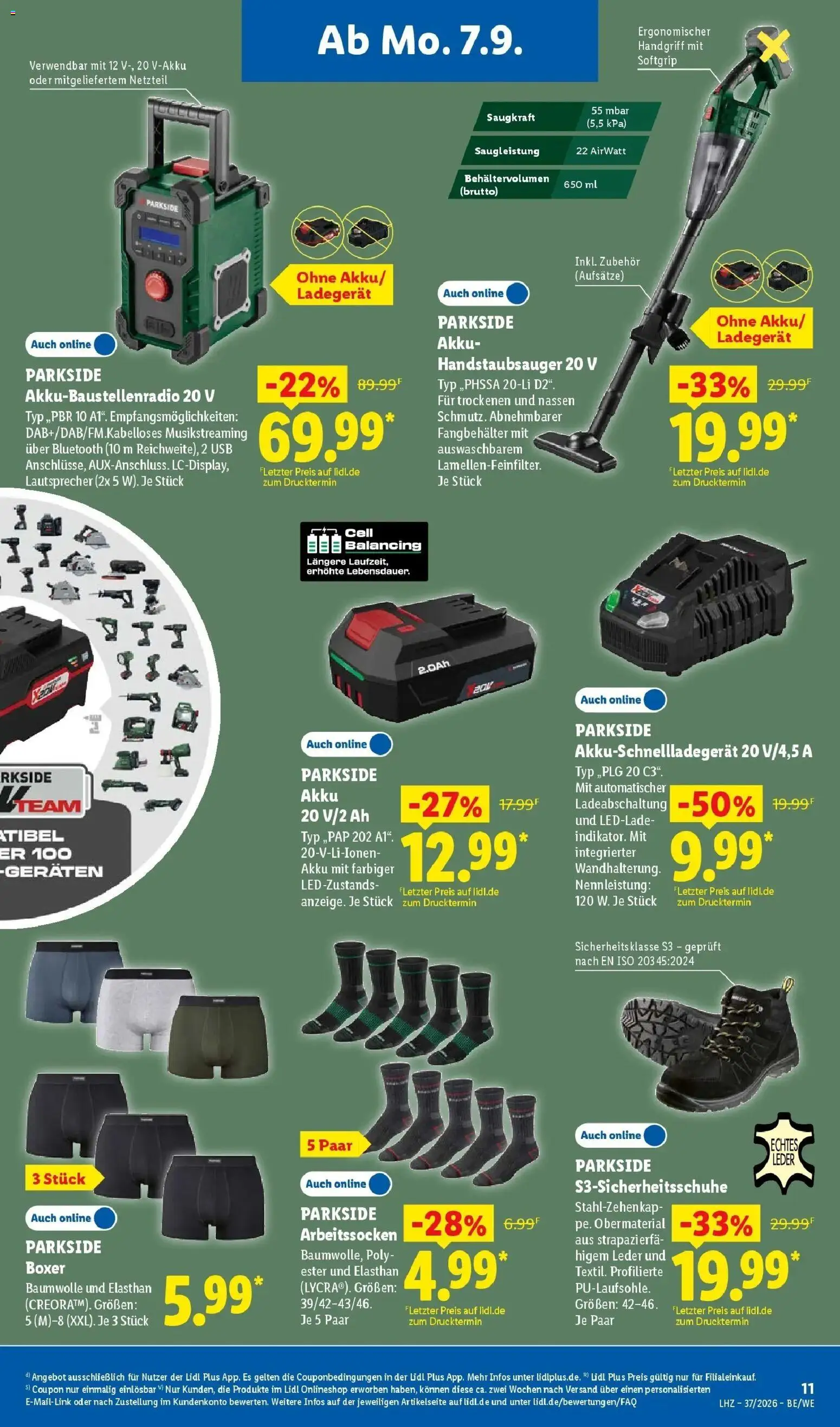 Lidl Prospekt Künzell (ab 07.09.2026) zum Blättern » Angebote | Seite: 29 | Produkte: Lautsprecher, USB, Boxer, Netzteil
