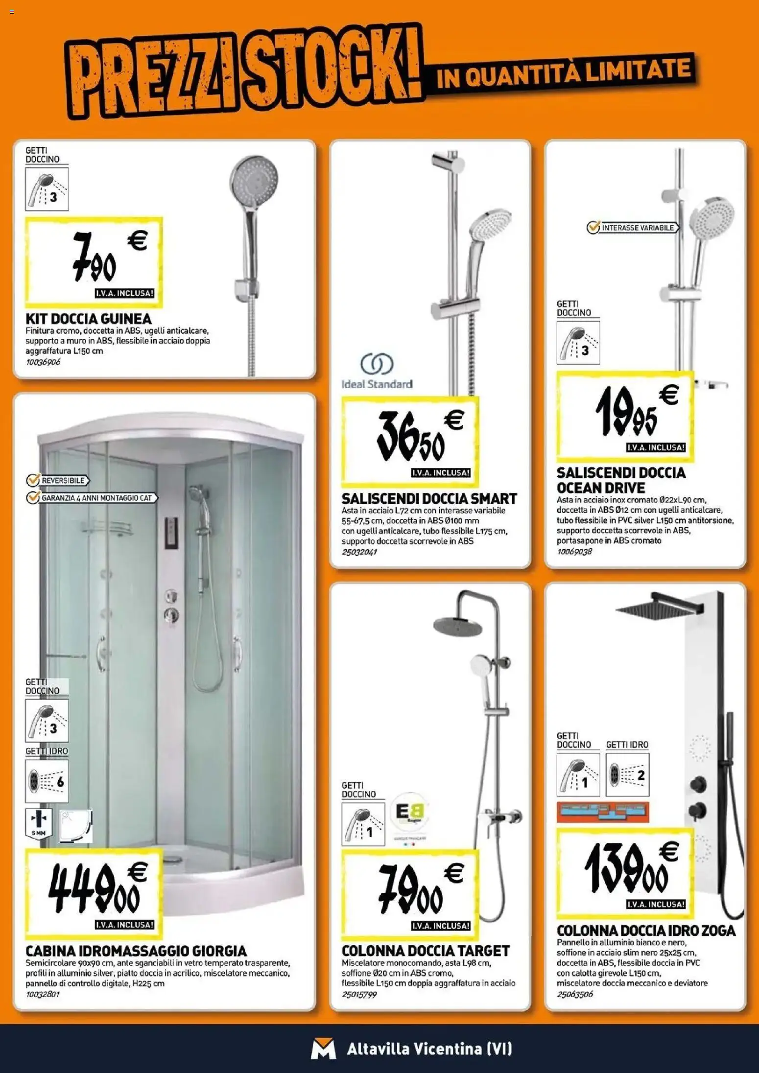 Nuovo TECNOMAT catalogo Altavilla Vicentina dal 27/08/2026 > offerte anteprima 🛍️ | Pagina: 3 | Prodotti: Tubo, Miscelatore, Piatto, Doccia