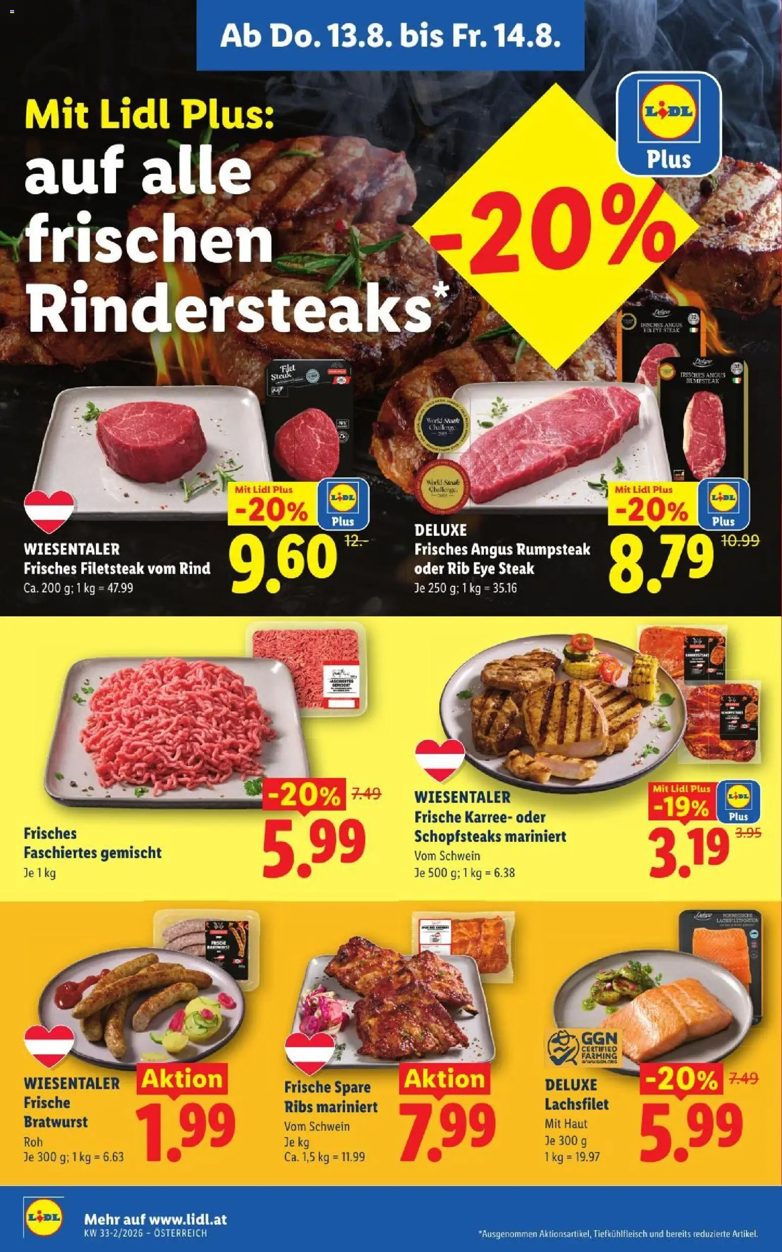 Lidl - Flugblatt gültig ab 13.08.2026 | Seite: 8 | Produkte: Lachsfilet