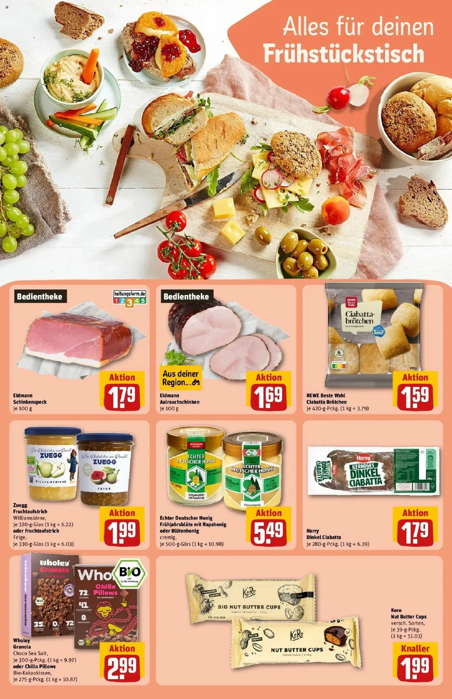 REWE Prospekt ab 05.10.2026 zum Blättern » Angebote | Seite: 19 | Produkte: Butter, Cashew