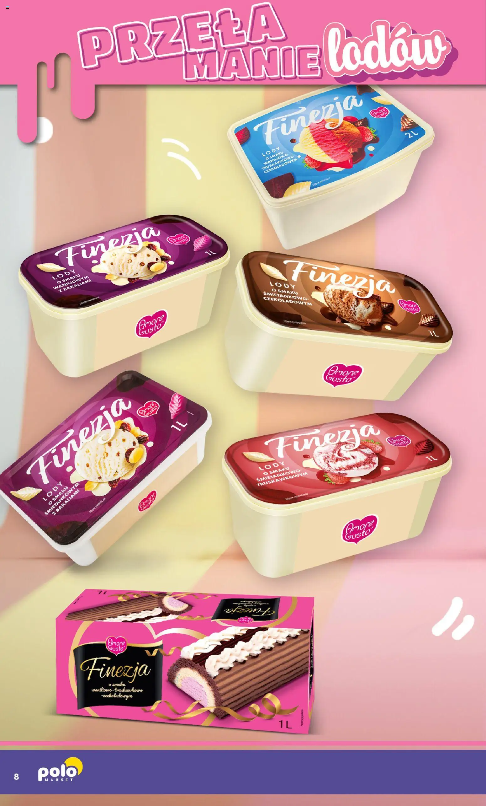 POLOmarket gazetka - Przełamanie Lodów od 30.04.2026 | Strona: 8 | Produkty: Lody