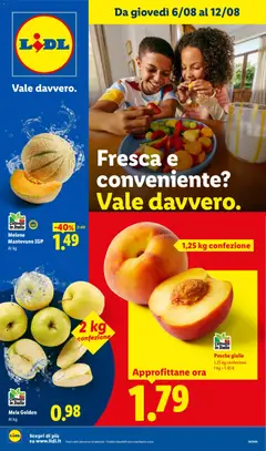 Anteprima del volantino Lidl volantino Fresca e conveniente valido a partire dal 06/08/2026