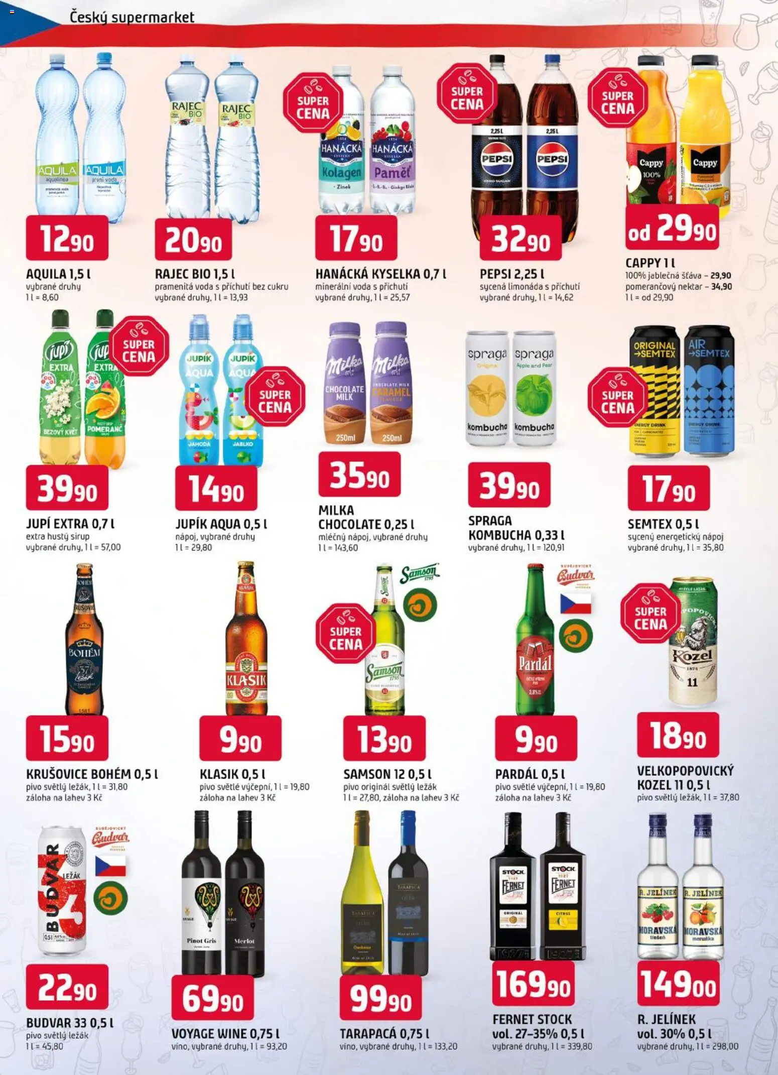 Trefa leták od 26.08.2026 | Strana: 10 | Produkty: Fernet Stock, Milka, Semtex, Šťáva